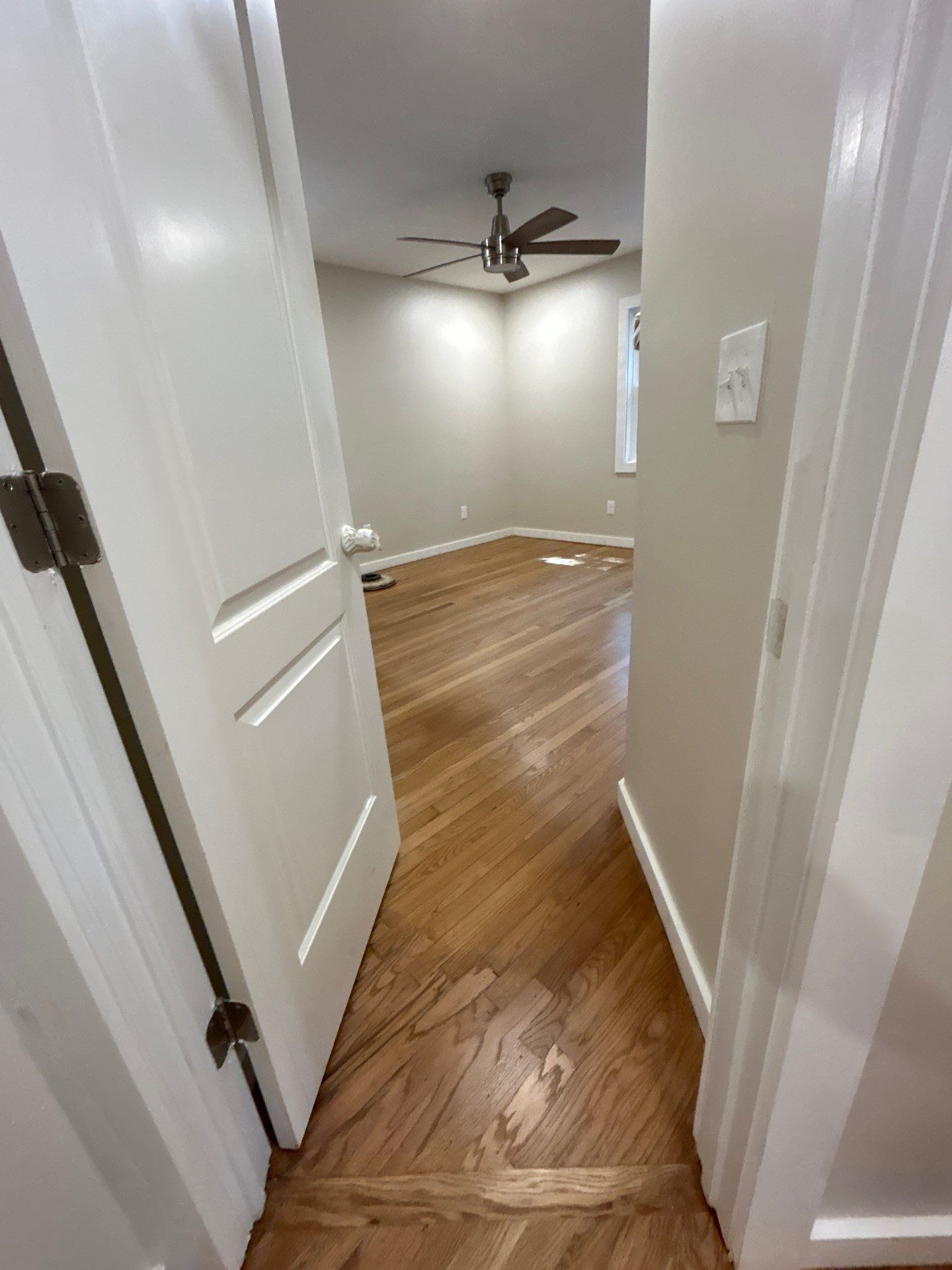 Remodel with existing and new white oak by Footprints Floors of East Atlanta