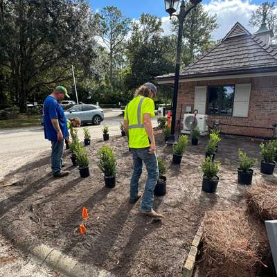 Main Gate Landscaping Project | Deerwood Community
