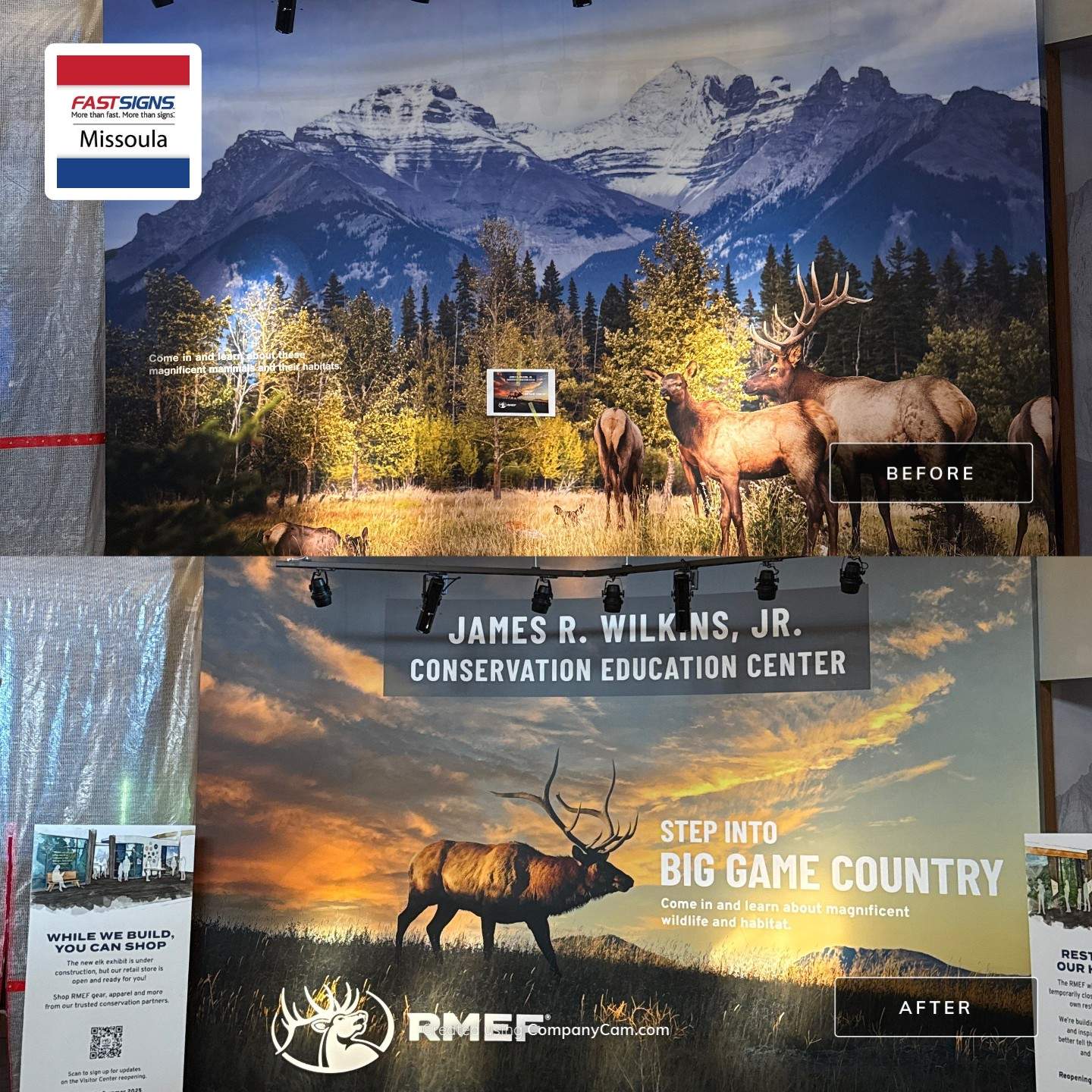 Rocky Mountain Elk Foundation Wall Mural  by FASTSIGNS of Missoula
