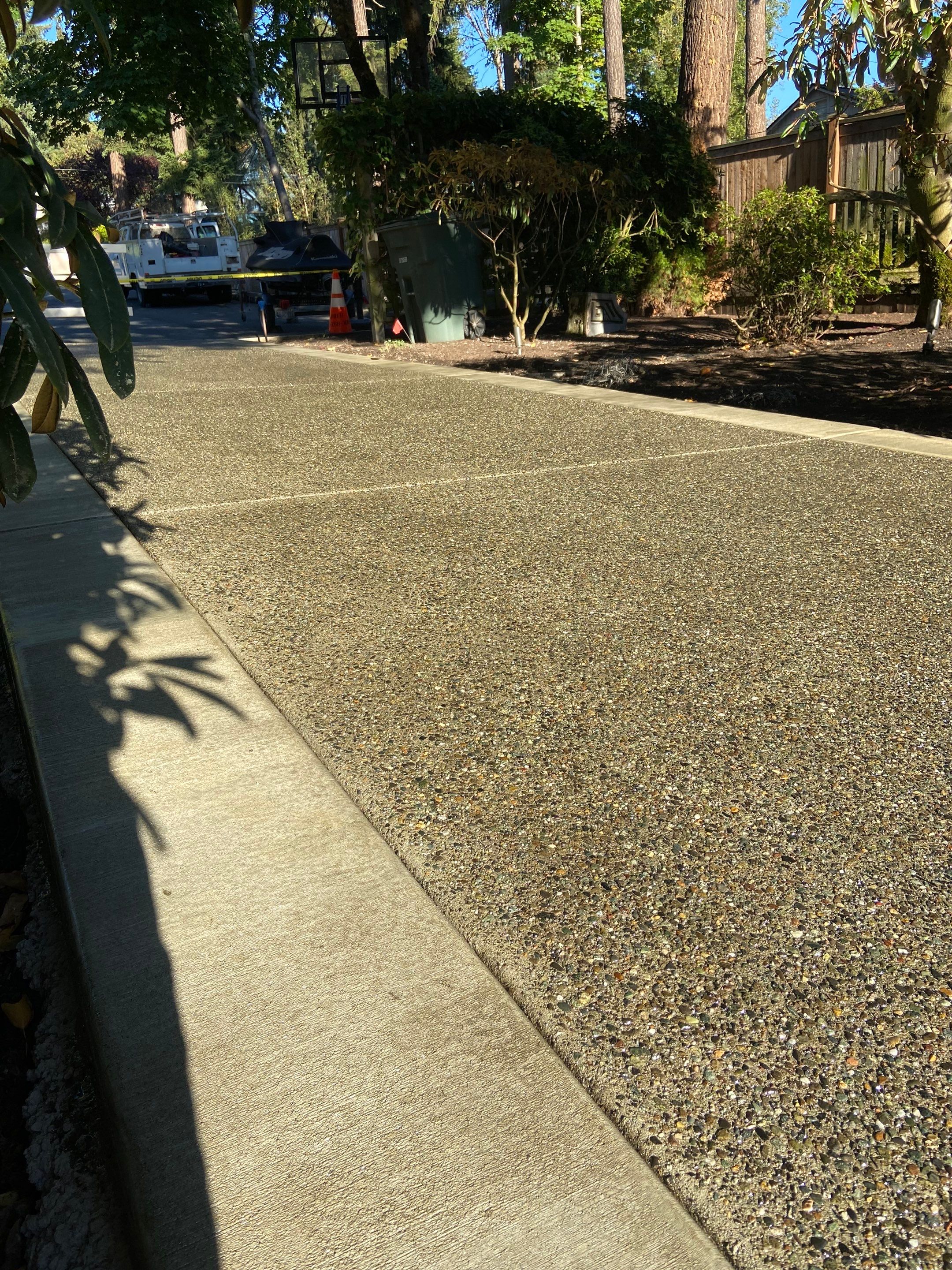 Eggers | Aggregate Finish Driveway, Concrete Project  by Jireh Asphalt & Concrete Inc 