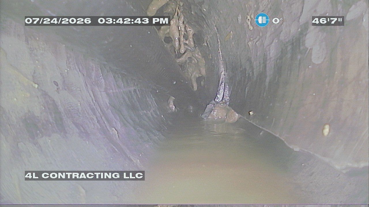 Sewer Line Clearing and Inspection  by 4L Contracting LLC