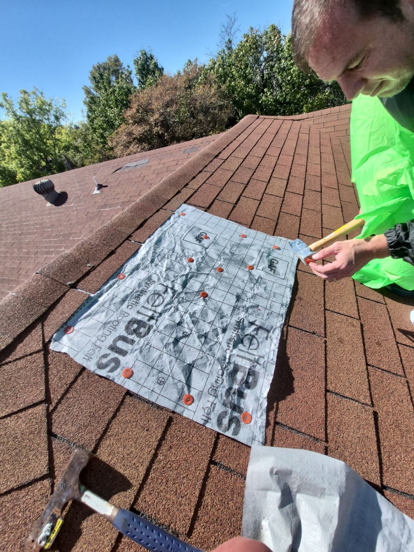 Residential Tarp Repair by Becker Roofing and Exteriors