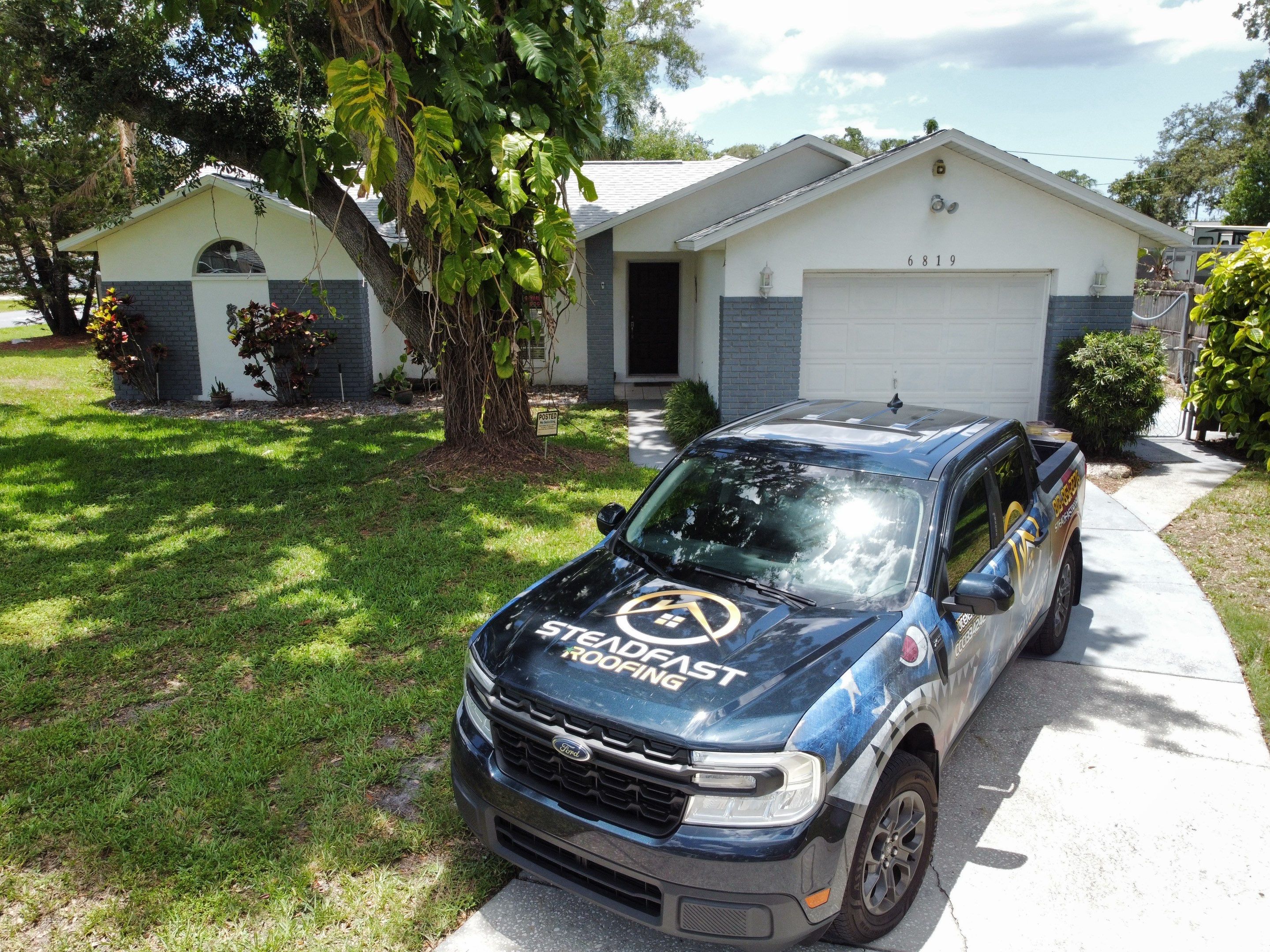 Roof Replacement in New Port Richey, FL. by Steadfast Roofing
