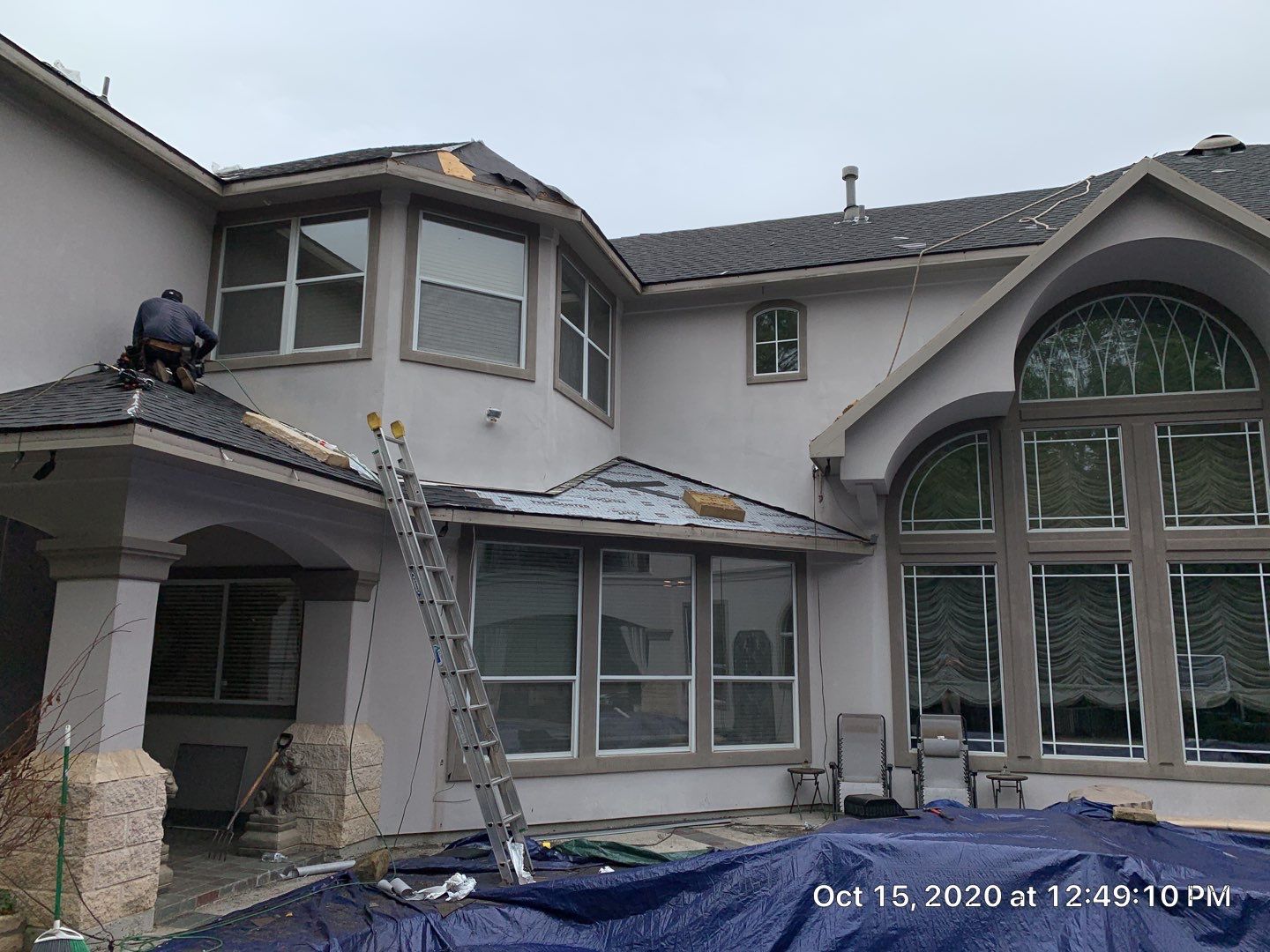 Large Custom Estate Roof Replacement in Arlington by First United Roofing & Construction