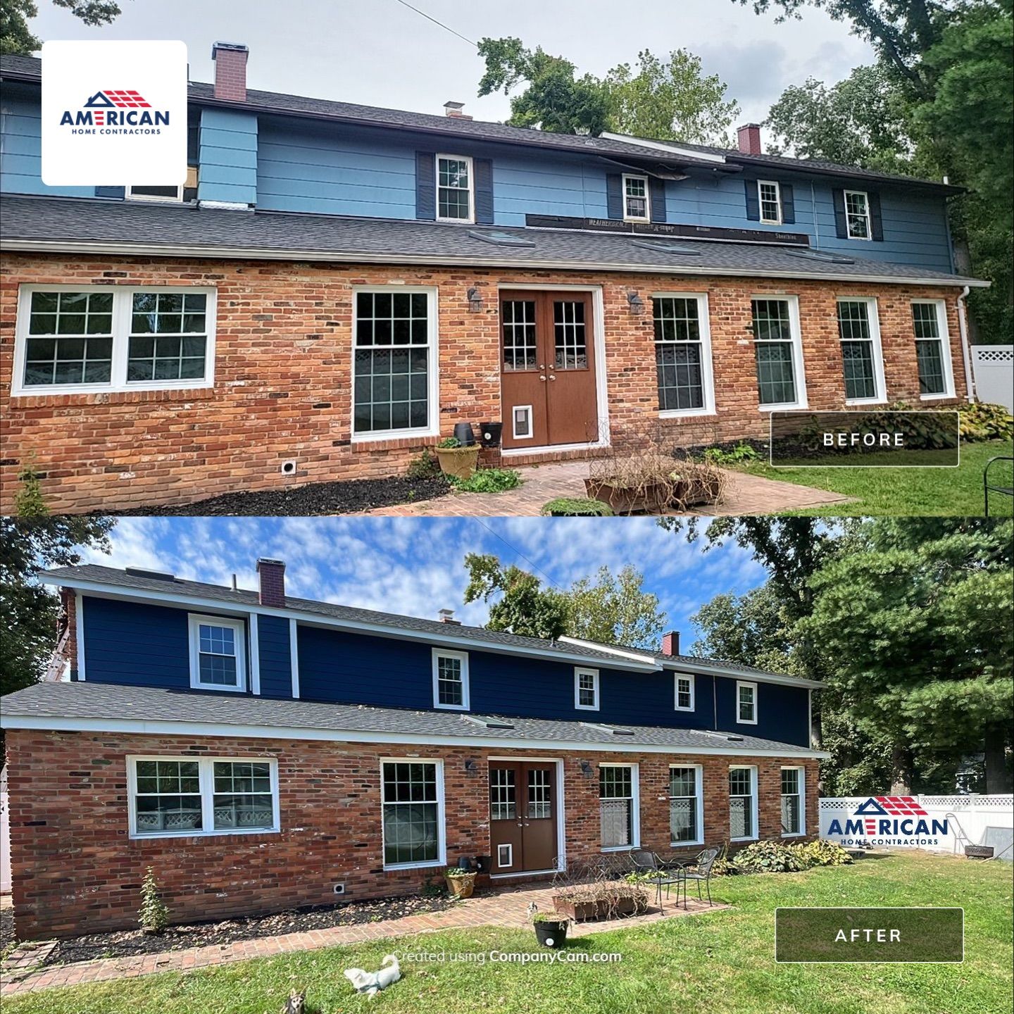Complete Exterior Renovation in Linthicum Heights, MD by American Home Contractors