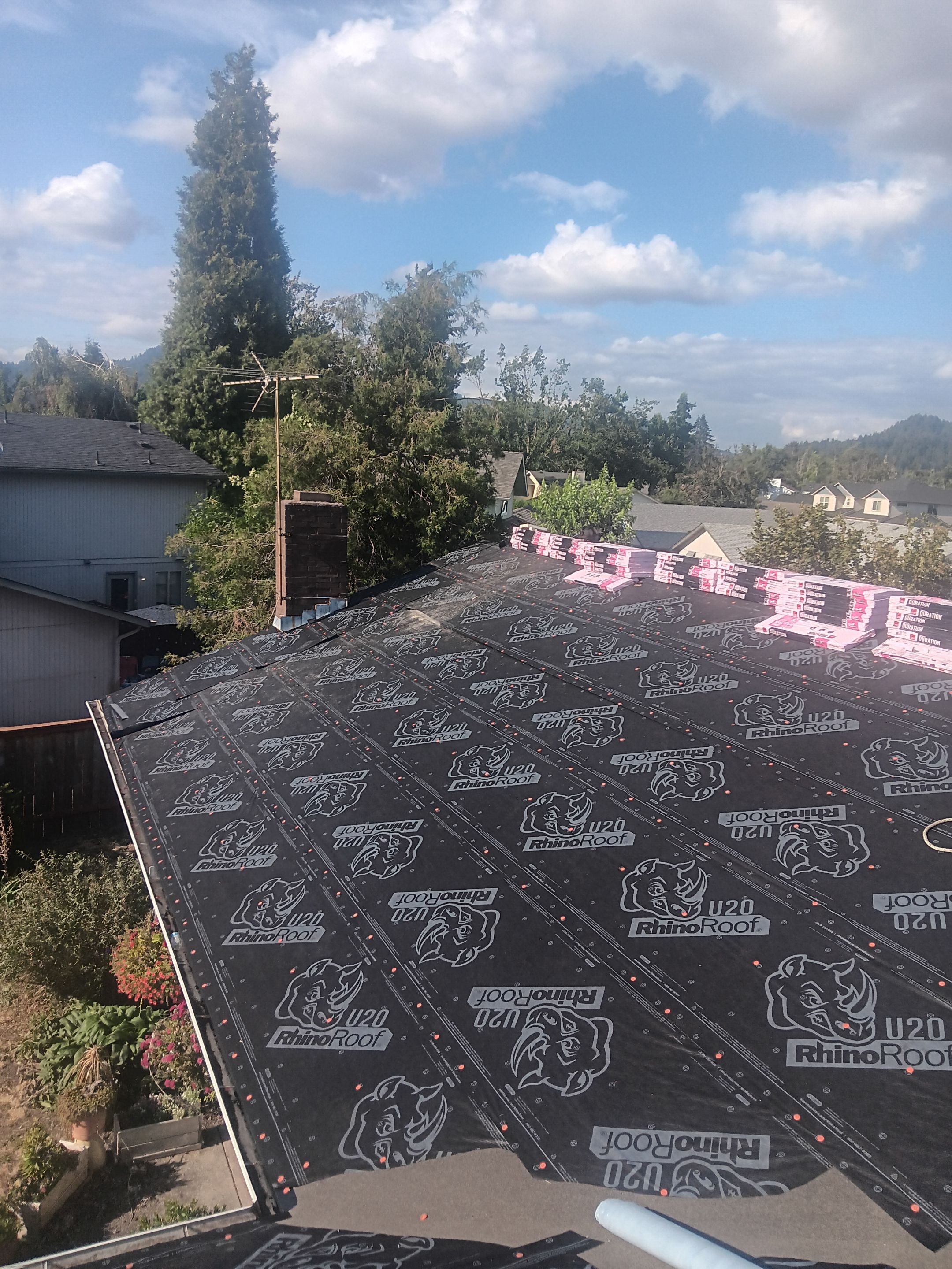 Residential Reroof using Owens Corning Duration Shingles in Sierra Gray. by BEST Roofing & Waterproofing