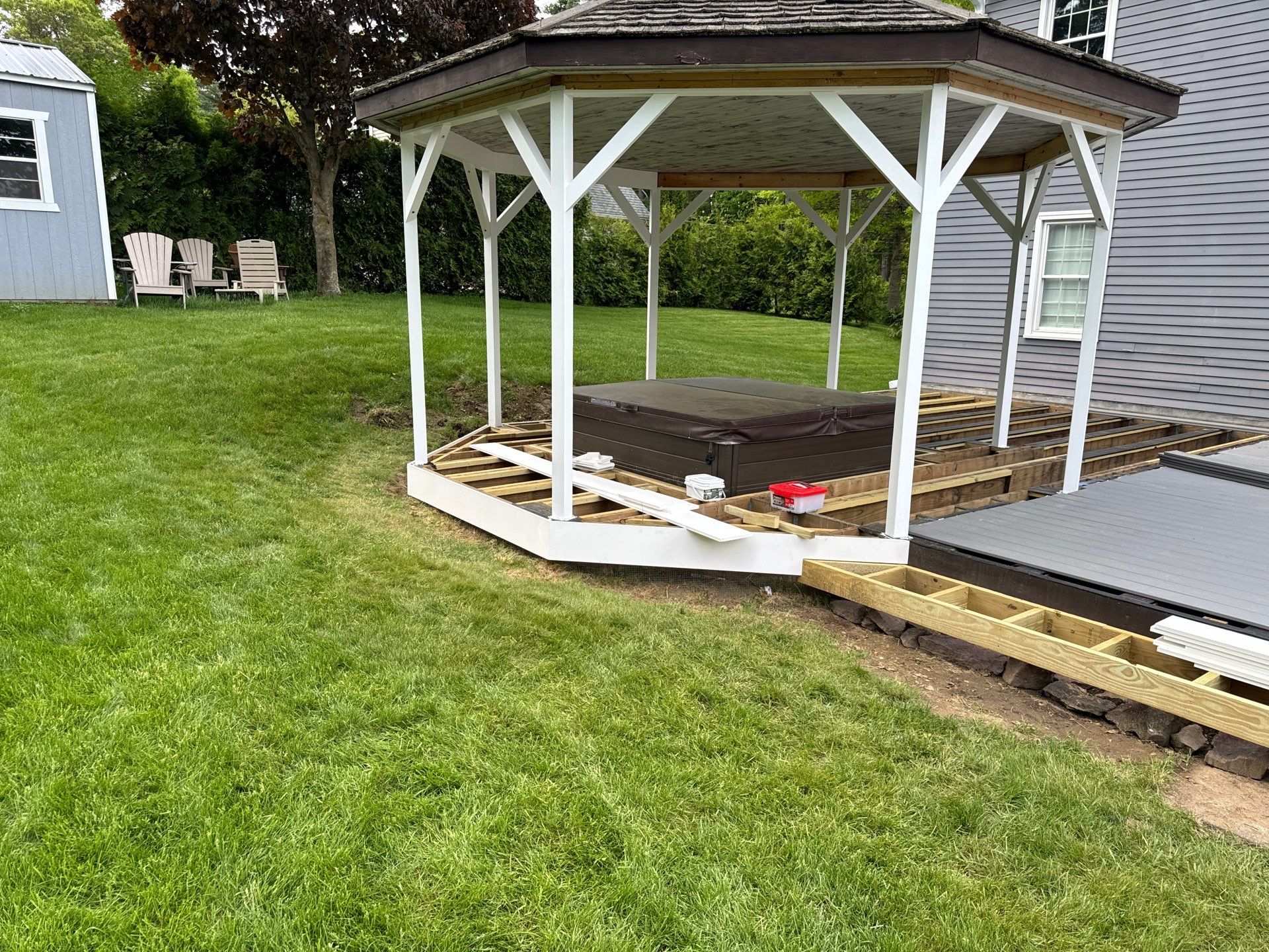 Deck Repair using Trex Select Decking by Chagnon Building & Remodeling LLC