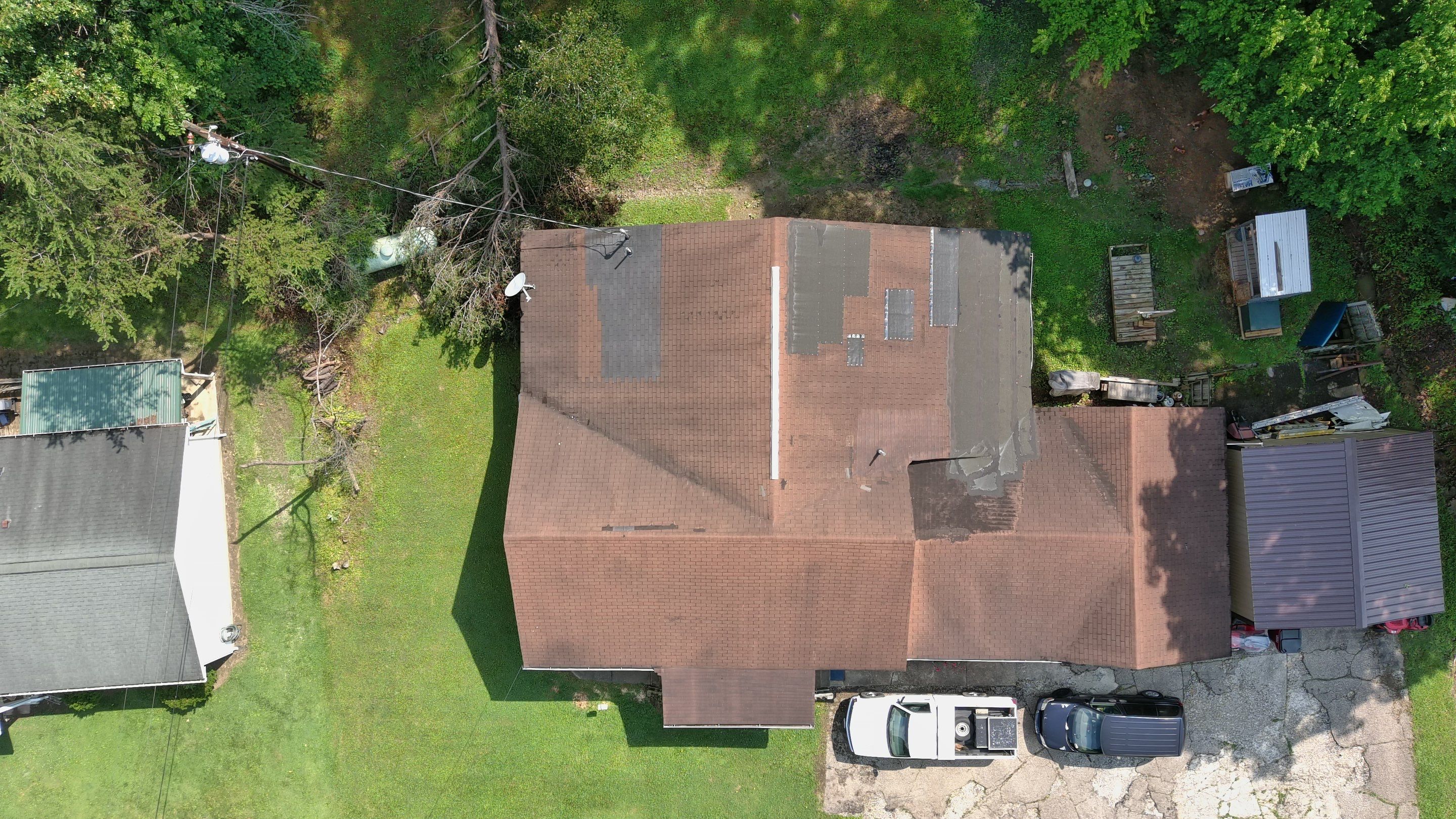 IKO Dynasty Shadow Brown Roof Installation in Lucasville, OH by Mr. Roofer