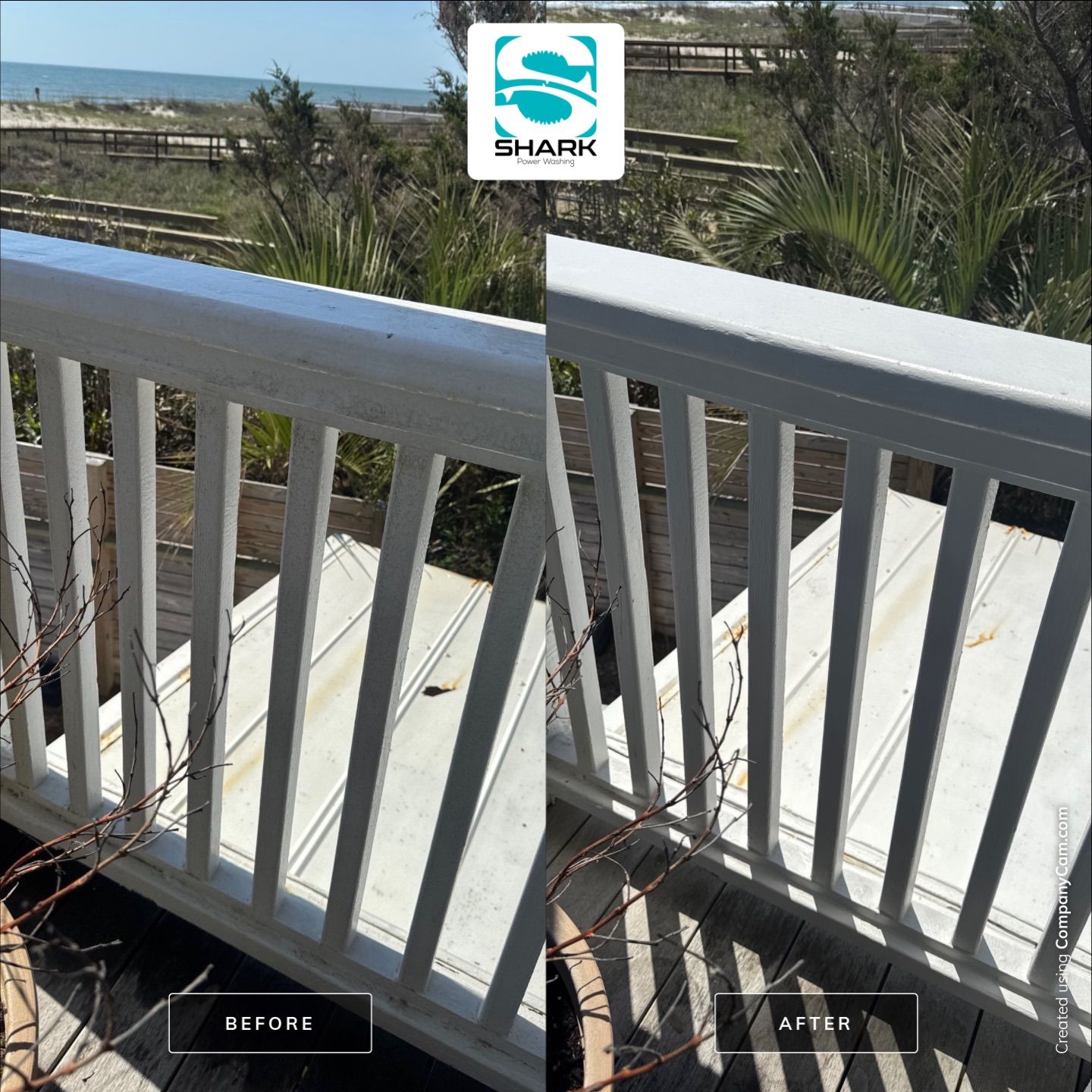 Project in Kure Beach by Shark Power Washing