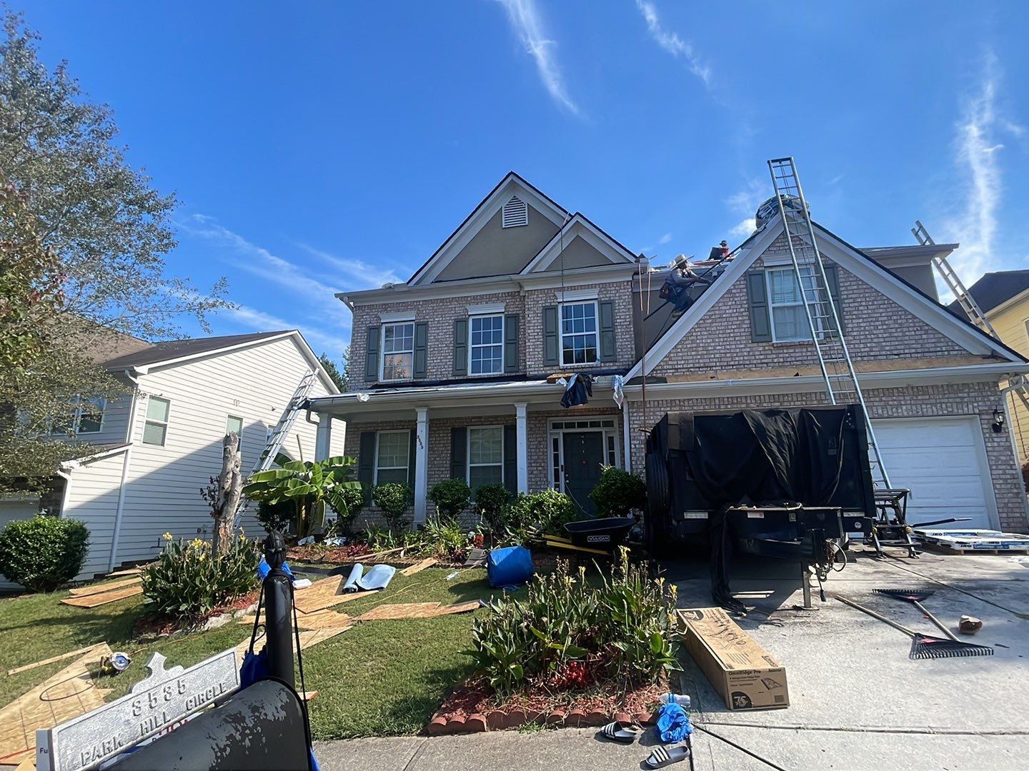 Residential Roofing Installation using asphalt shingle roofing by Galian Roofing LLC