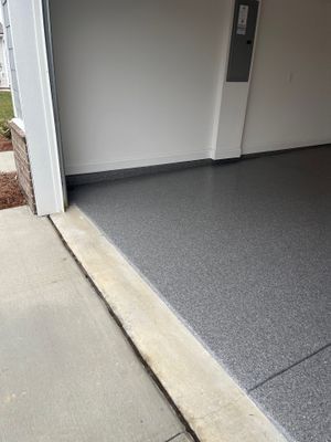 Garage Floor Coating using Briar