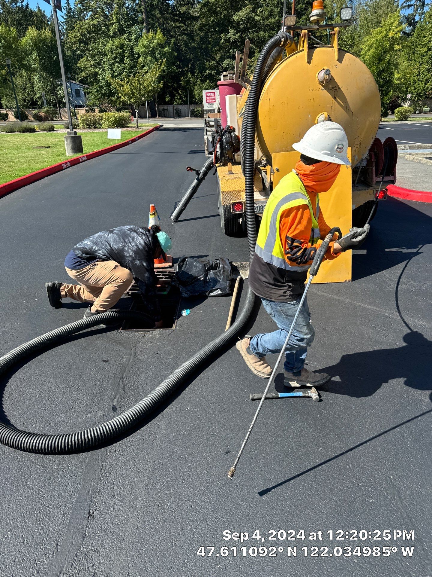 Central Washington University (CWU) Parking Lot Sealcoating & Striping  by Jireh Asphalt & Concrete Inc 
