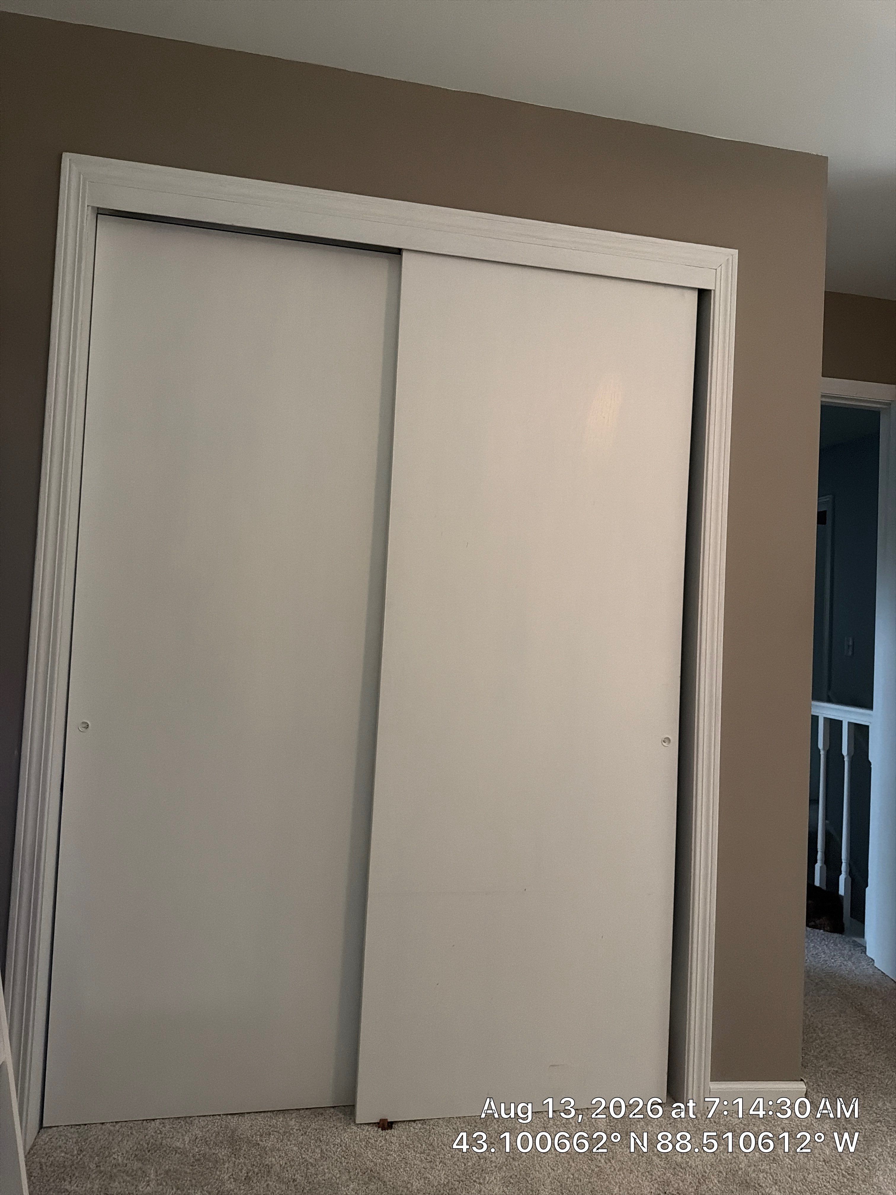 Interior Closet Door Replacement and Trim Installation in Oconomowoc by CompanyCam Sales Demo