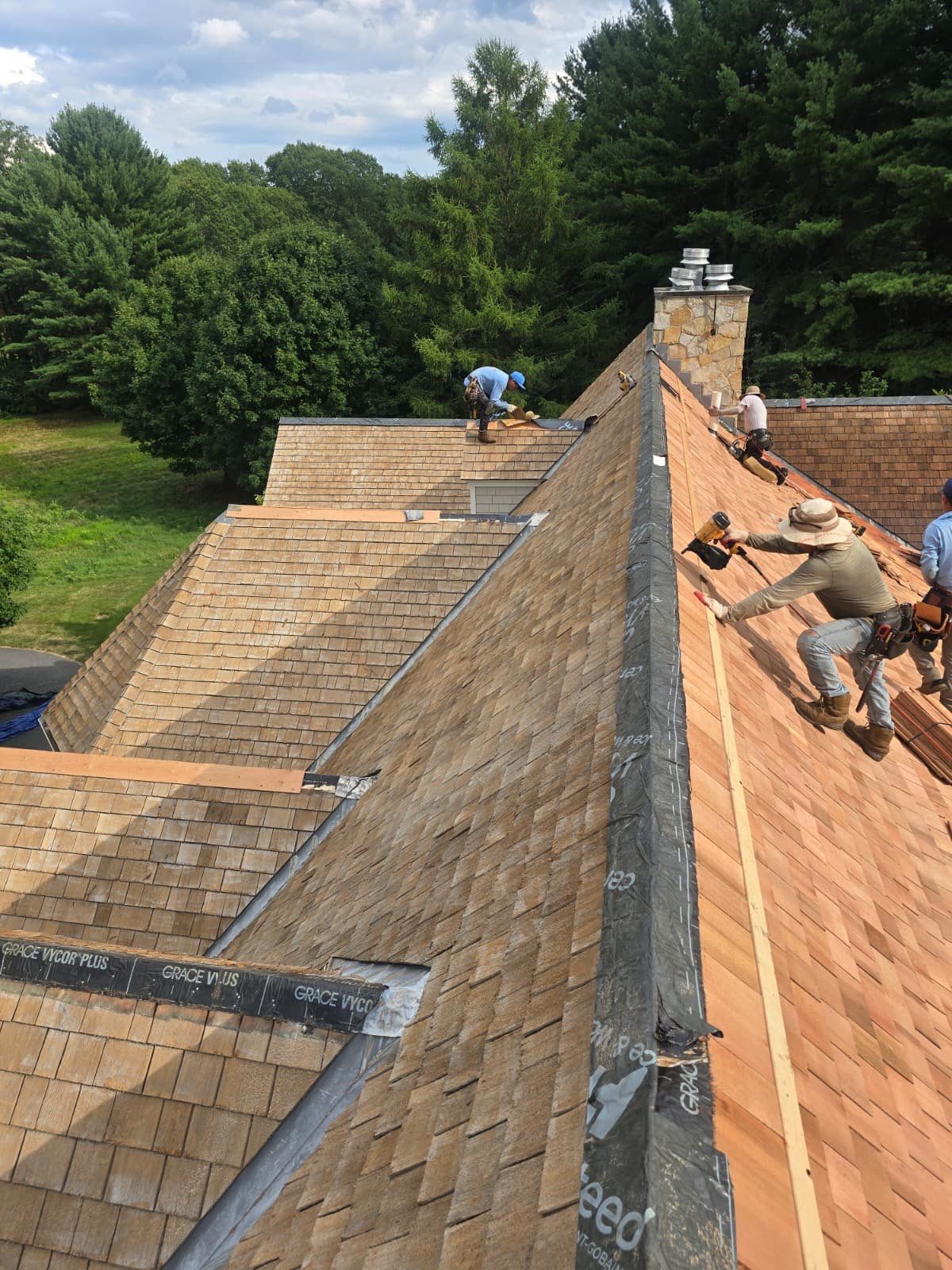 Cedar Shake Roof Restoration by Mighty Dog Roofing of Greater Middlesex County