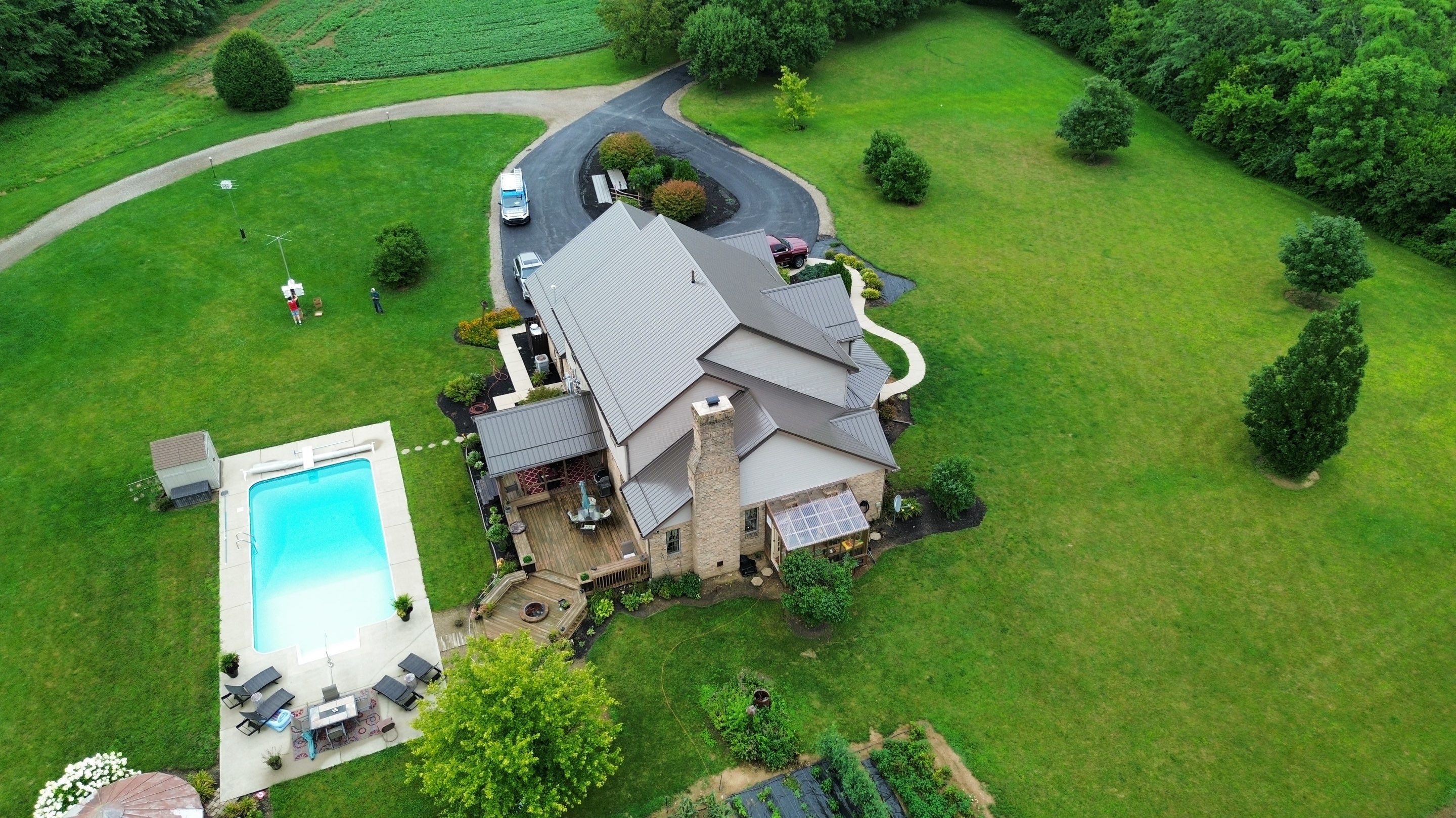 Residential Roofing Installation using Performance Panel Metal - Burnished Slate by RoofX 