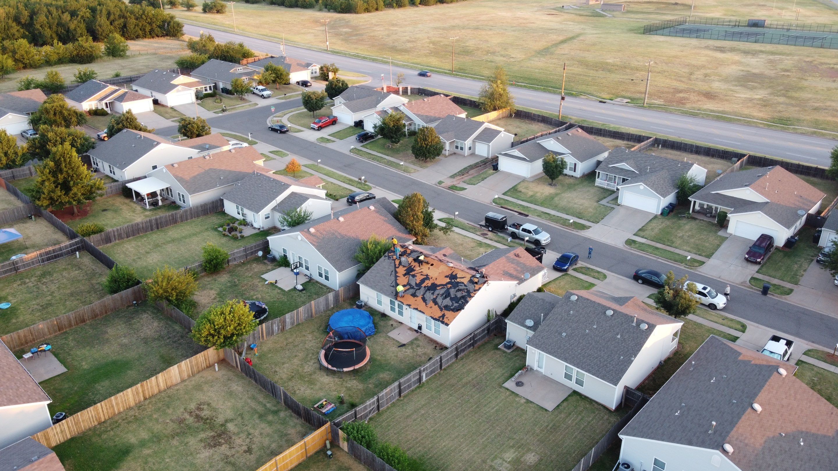 Residential Roofing Installation using GAF Natural Shadow  by A & H Roofing and Contracting