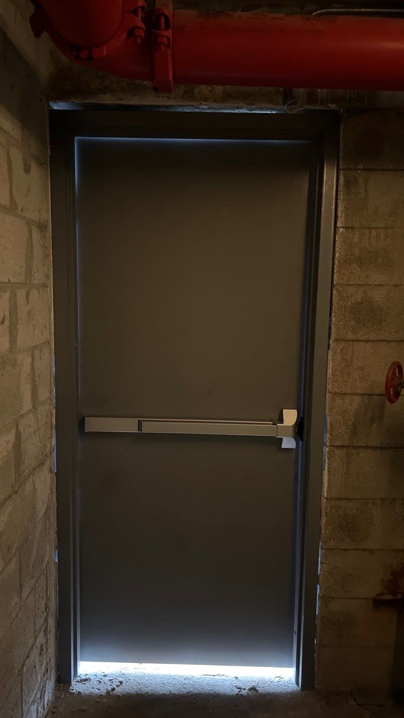 Commercial Stairwell Door Replacement & Hollow Metal Door Retrofit – Pompano Beach High-Rise by The Door Doctor of South Florida, Inc.
