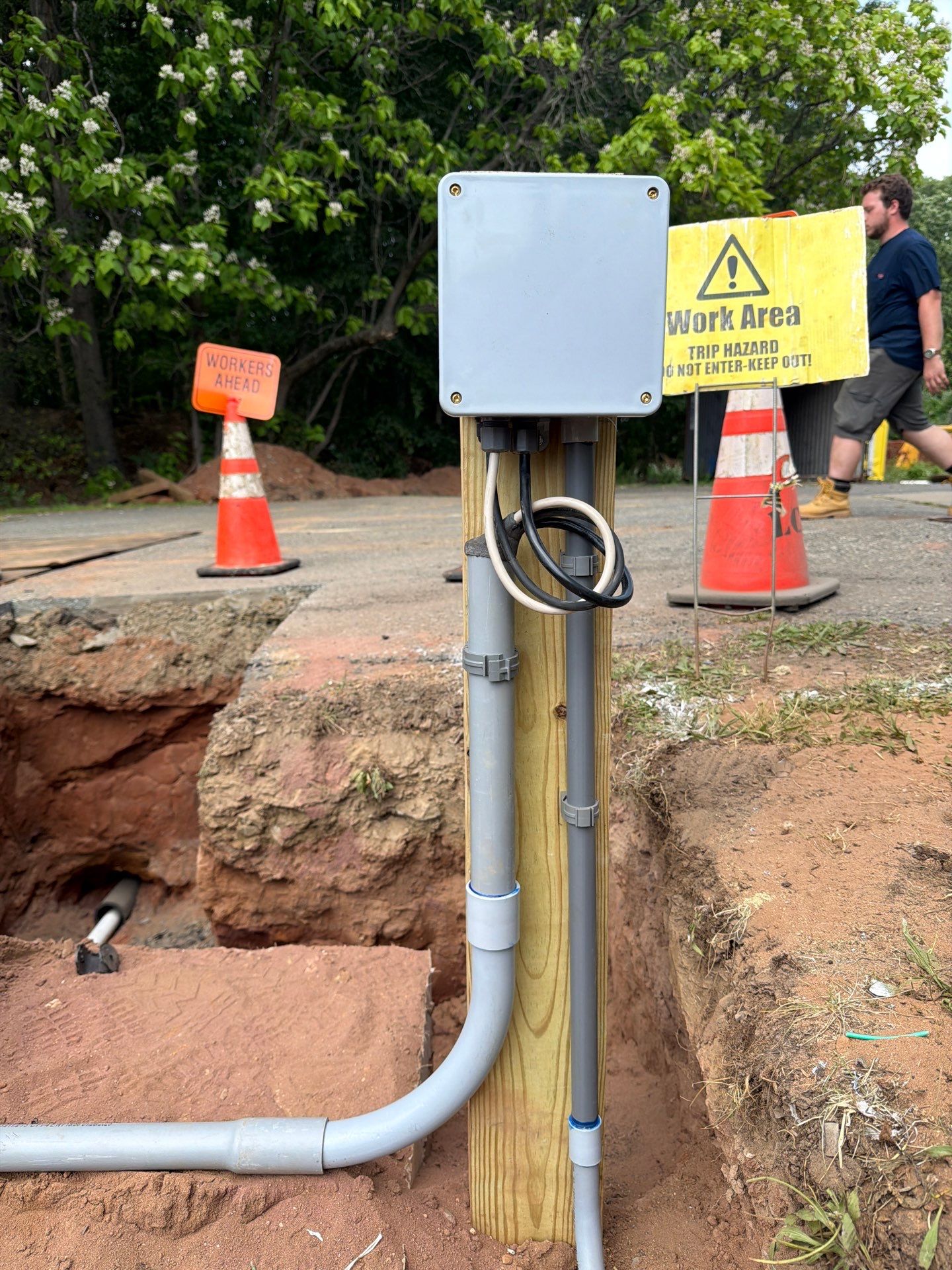 Commercial septic install by Total improvement concepts LLC