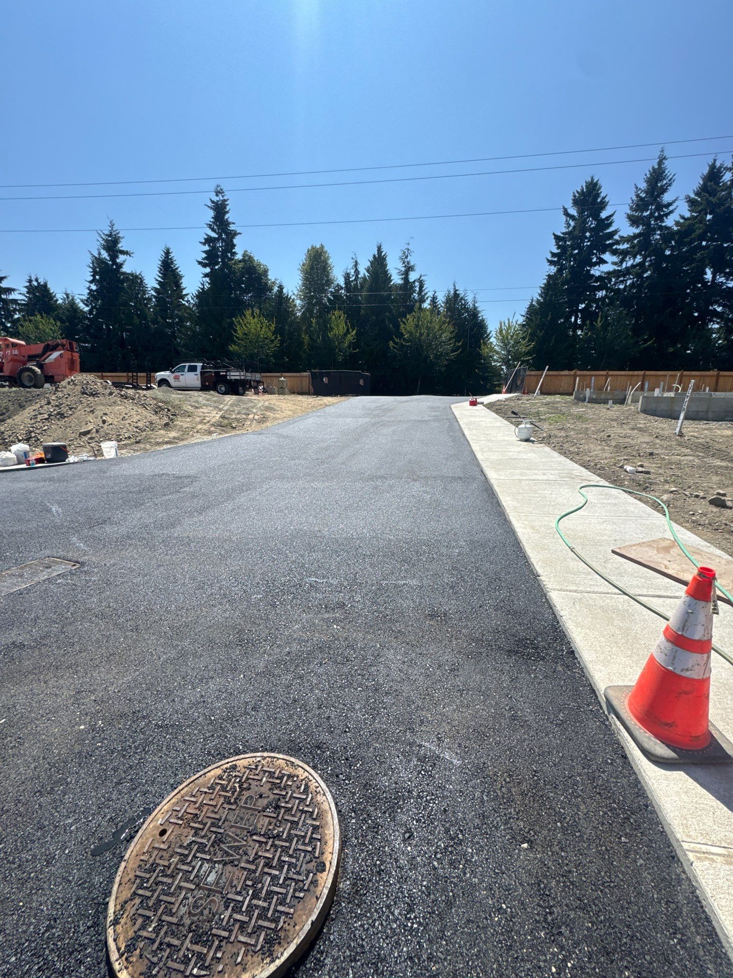 Asphalt Road Repair in Neighborhood  by Jireh Asphalt & Concrete Inc 