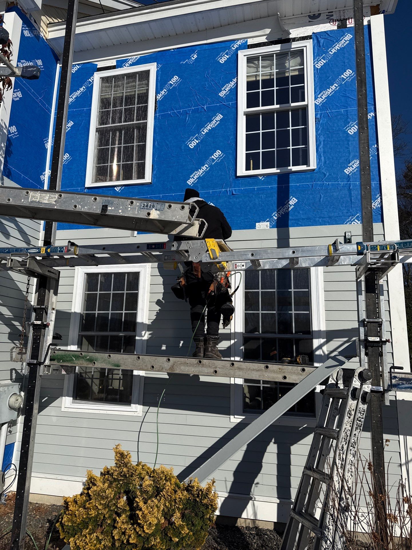 Complete Home Renovation with James Hardie® Clapboard & Shake Siding and Custom PVC Trim by Sensible Home Solutions