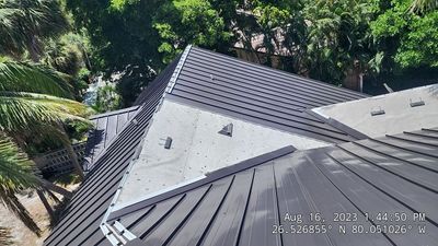 Metal Roof Repair using Metal Roof Panels