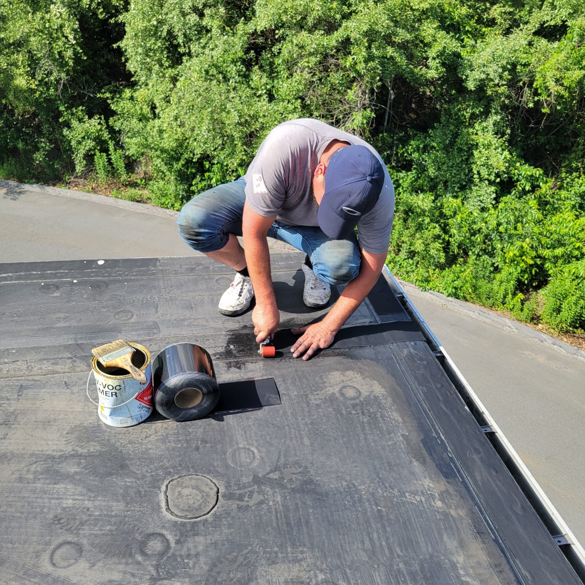 EPDM Flat Roof Installation + Seamless Gutter Upgrade by Mighty Dog Roofing of Greater Middlesex County