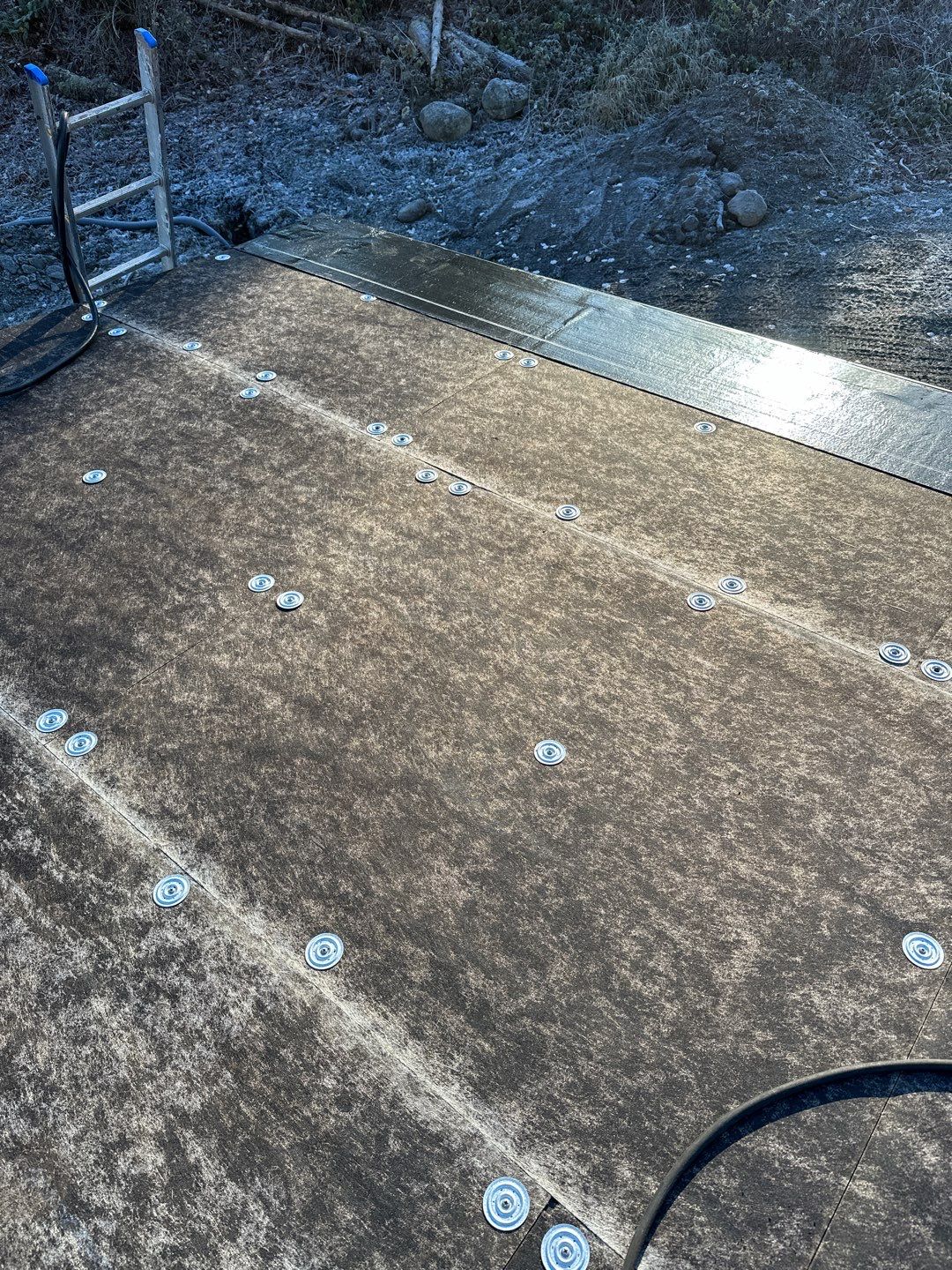 Residential Roofing Installation using IKO 2ply sbs  by Top Notch Roofing Inc