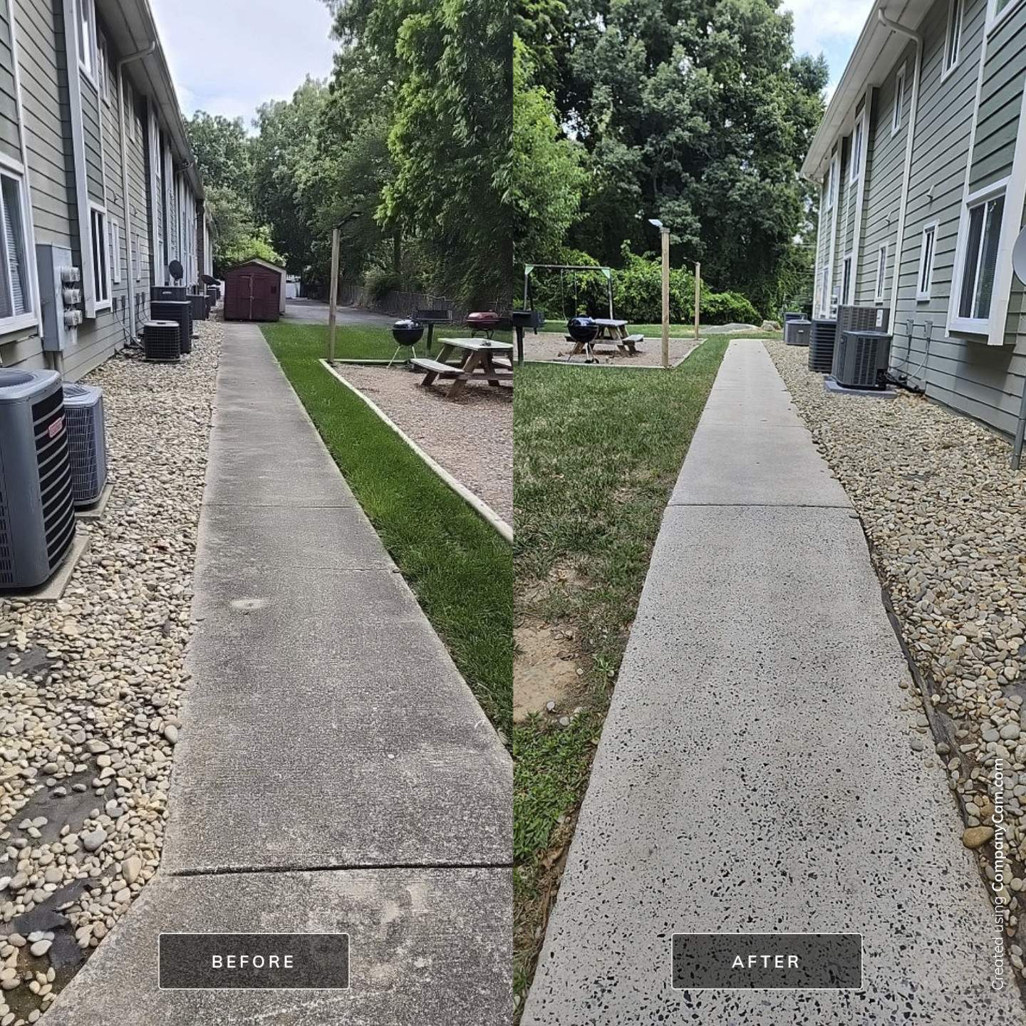 Apartment wash using cleaner by Power Wash Masters LLC