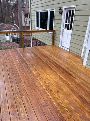 Wood Deck using Wood Sealant