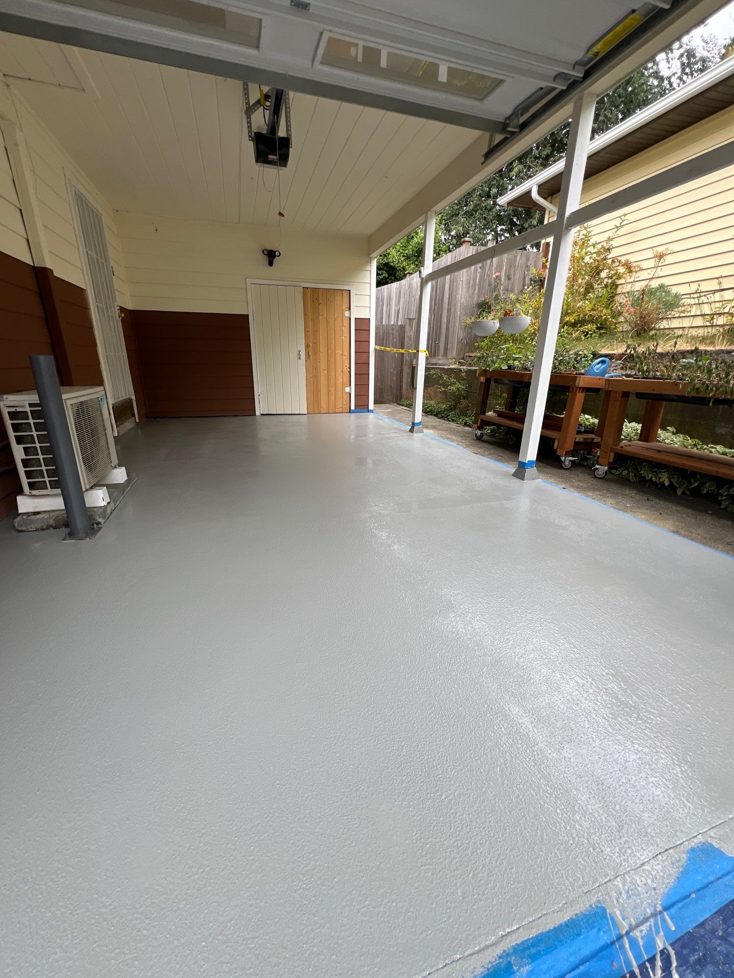 Concrete Garage Epoxy Paint Finish | Everett by Jireh Asphalt & Concrete Inc 