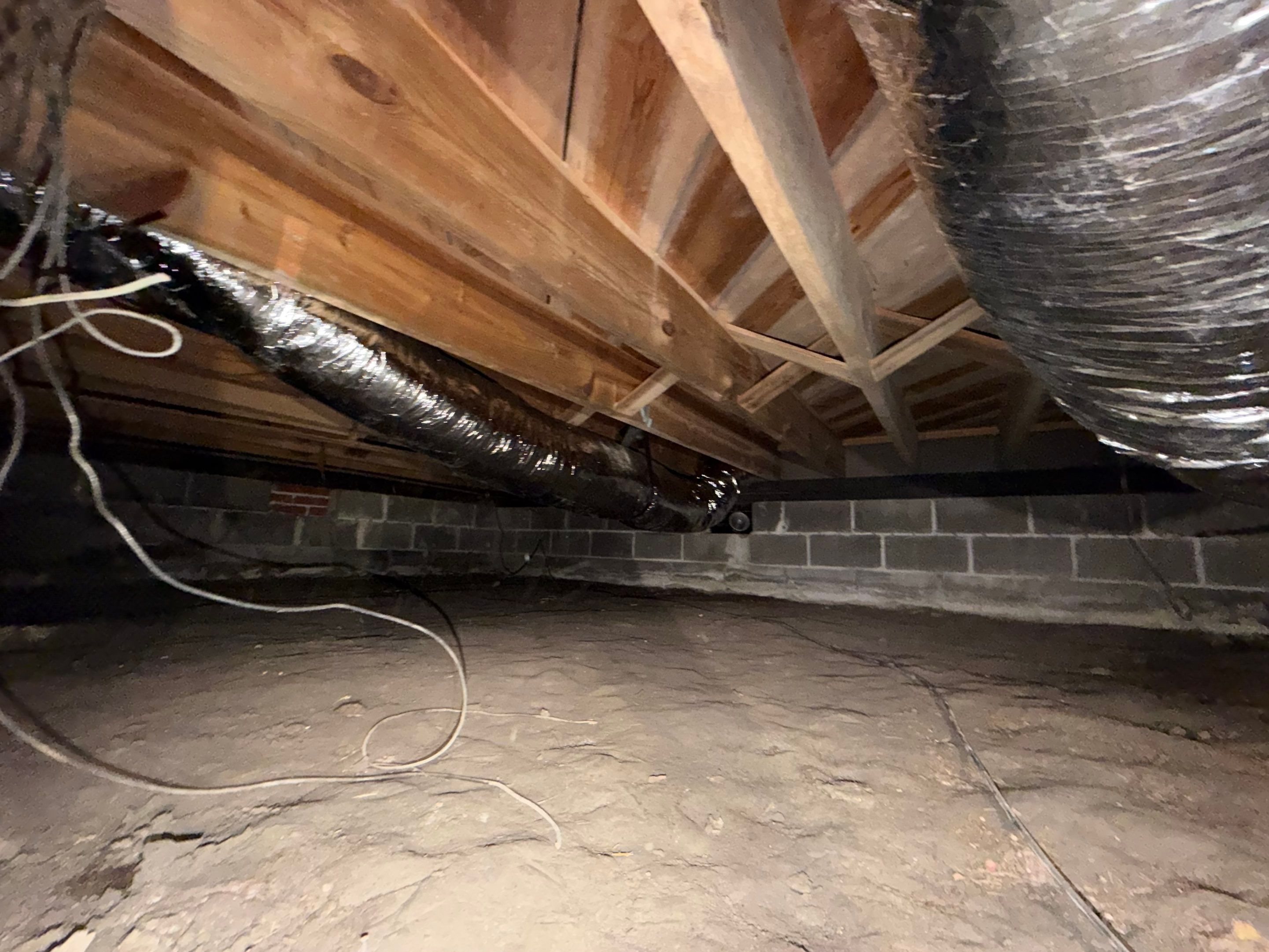 Project in Portsmouth by Patriot Crawl Space Repairs