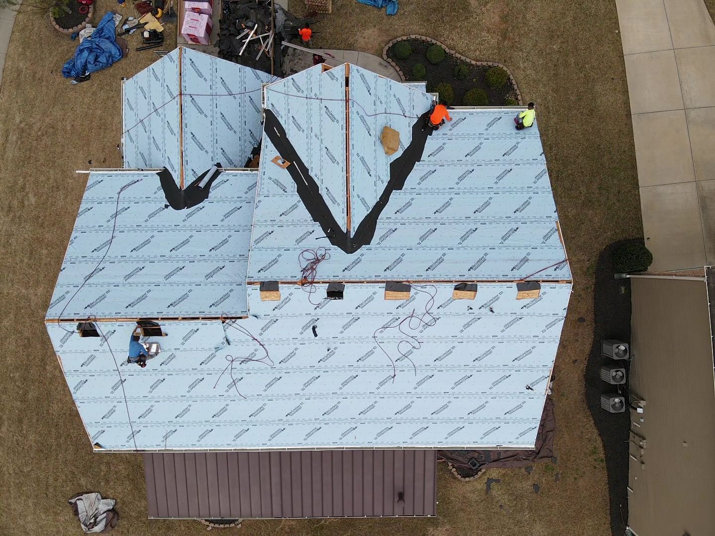 Residential Roofing Installation using Owens Corning by Inspector Roofing and Restoration