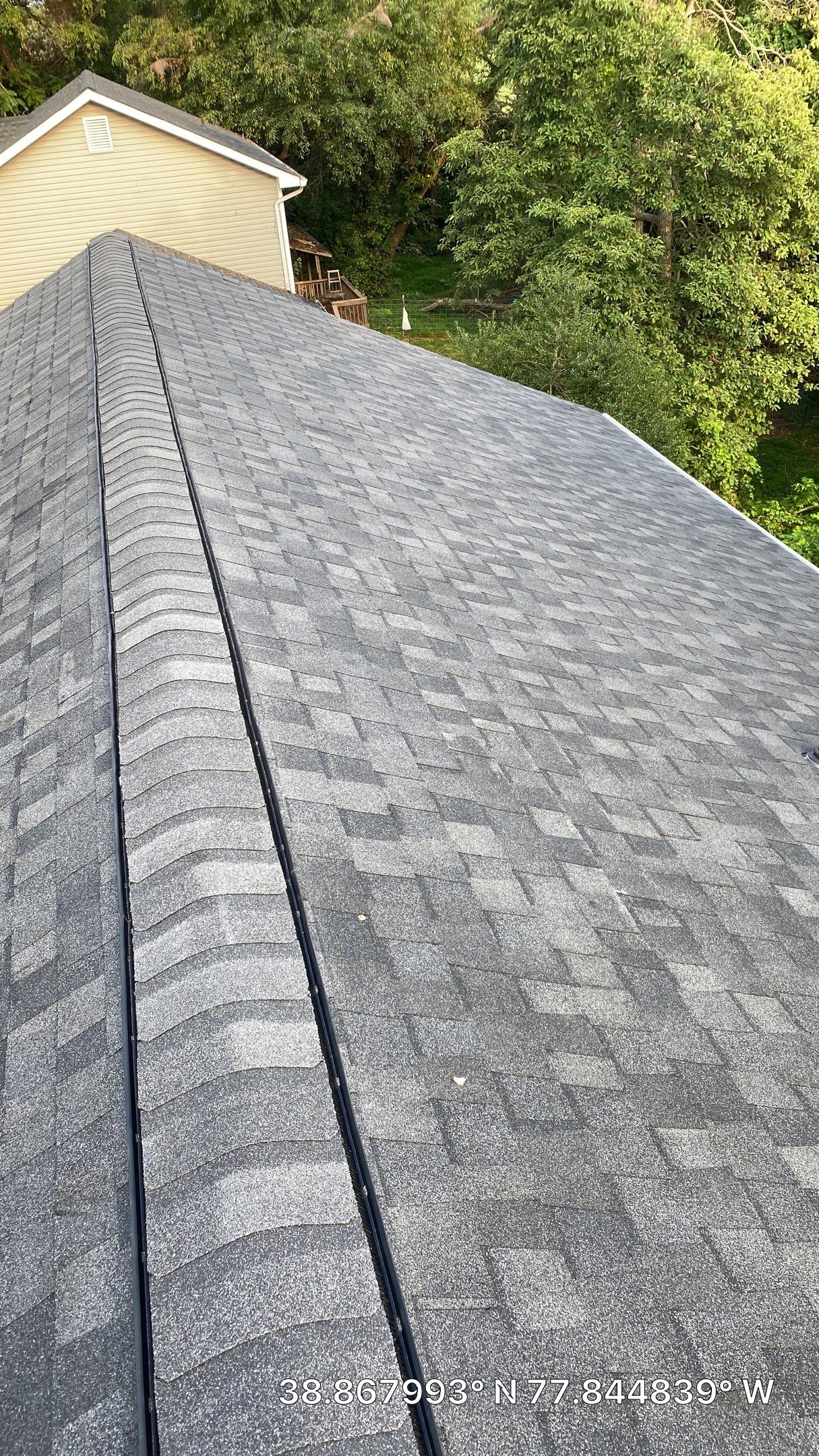 Marshall Roofing Project - Landmark Pro Max Def Pewterwood Designer Shingles by RM Banning, Inc.