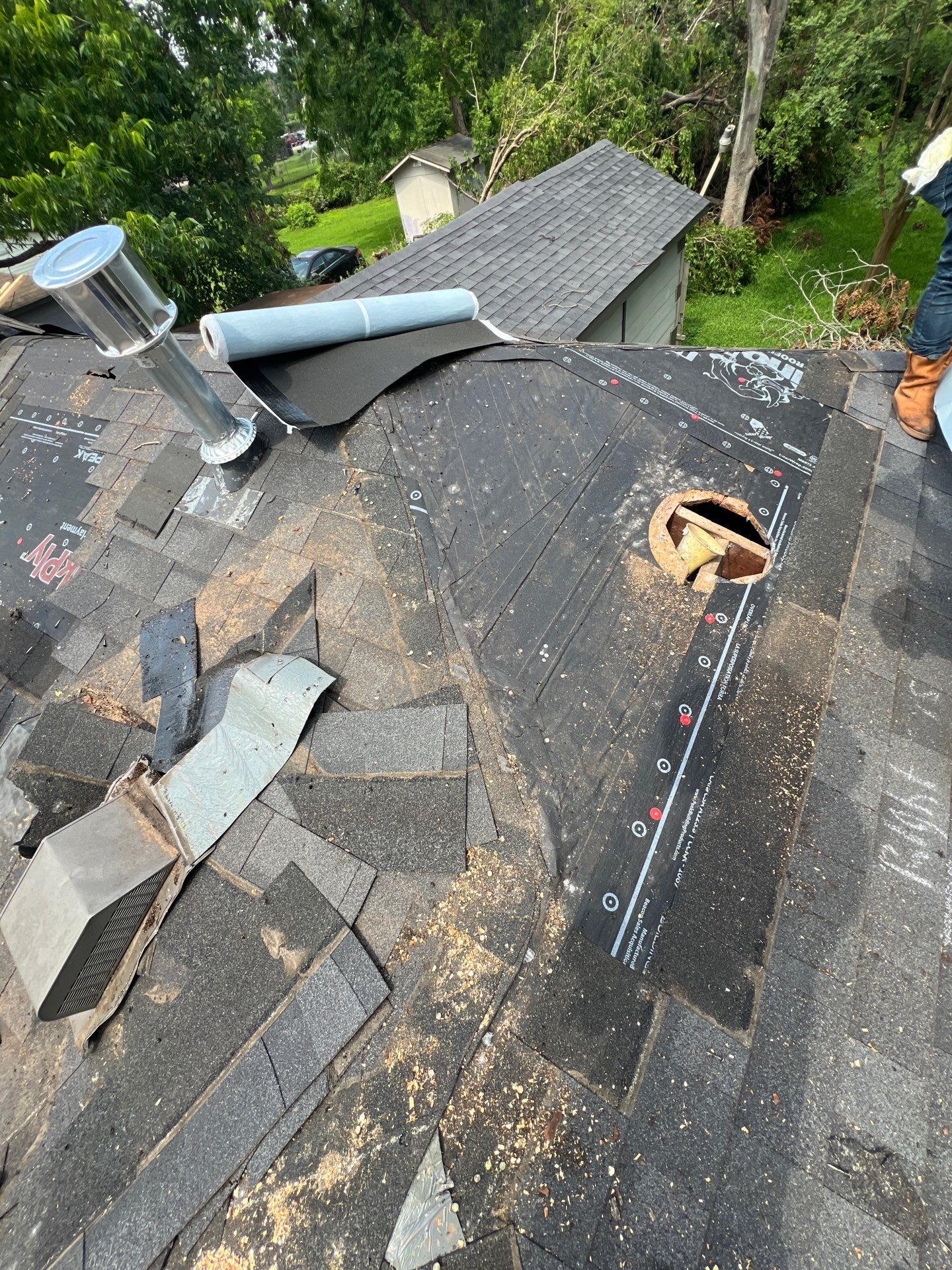 Residential Roofing Repair using Owen's Corning Duration (Lifetime) Shingles by Roof Repair Company