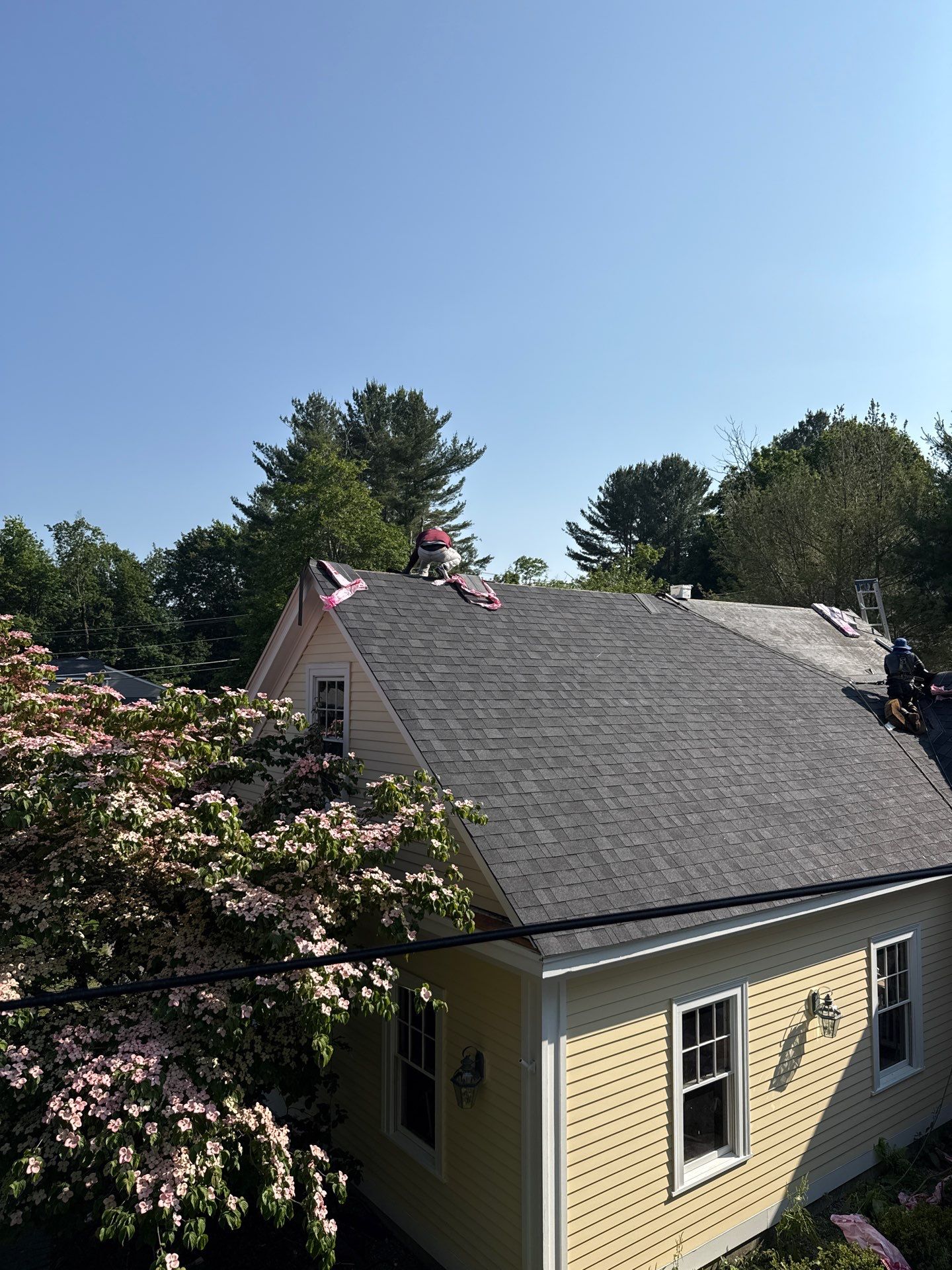 Full Roof Replacement & EPDM Restoration – North Andover, MA by Mighty Dog Roofing of Greater Middlesex County