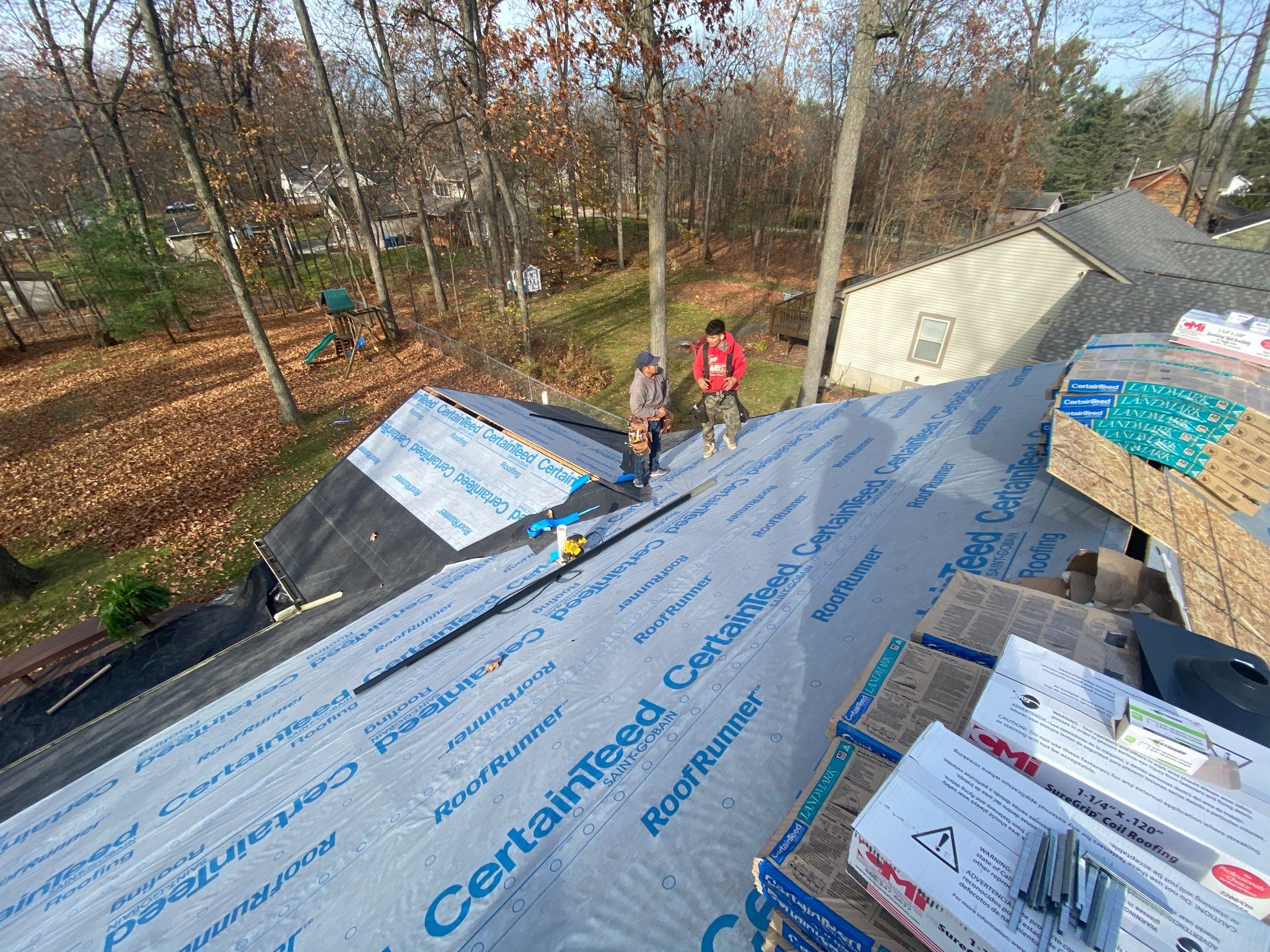 Roof Replacement using CertainTeed Landmark by 180 Contractors