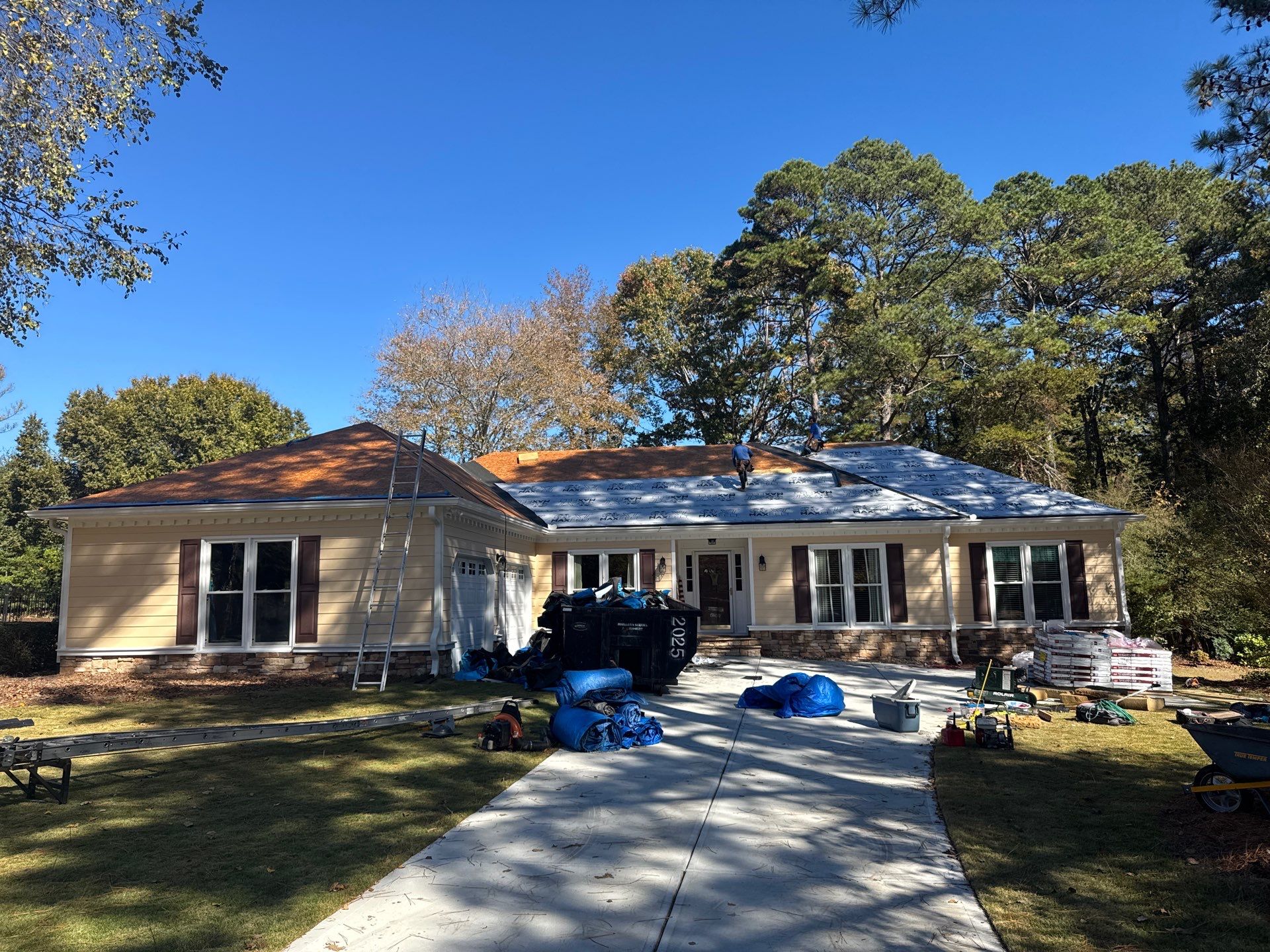 Residential Roof Replacement using GAF NATURAL SHADOW - CHARCOAL by Elite Roofing LLC