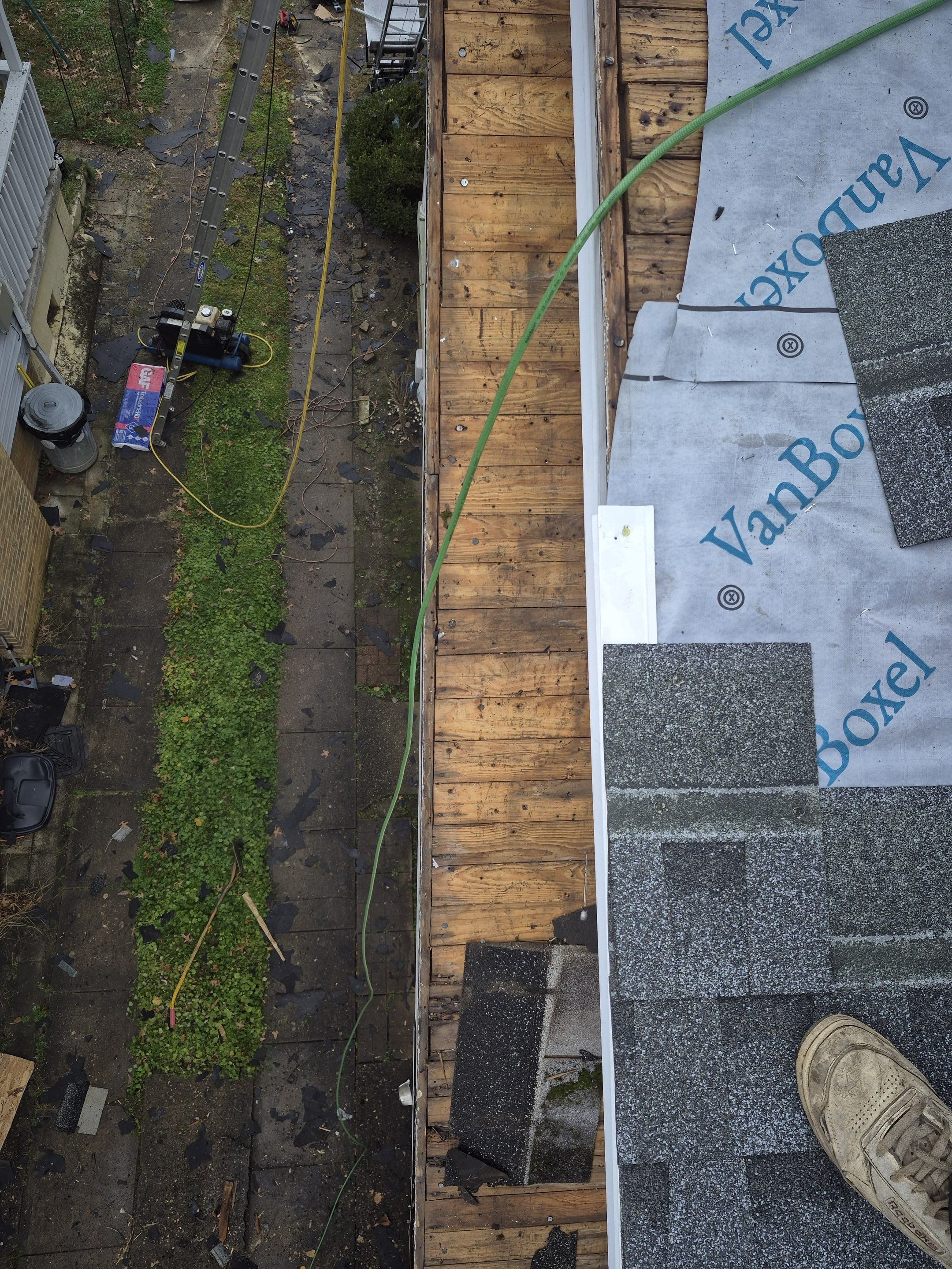 Residential Roofing Installation using GAF Timberline HDZ Pewter Gray by Rainstoppers Roofing