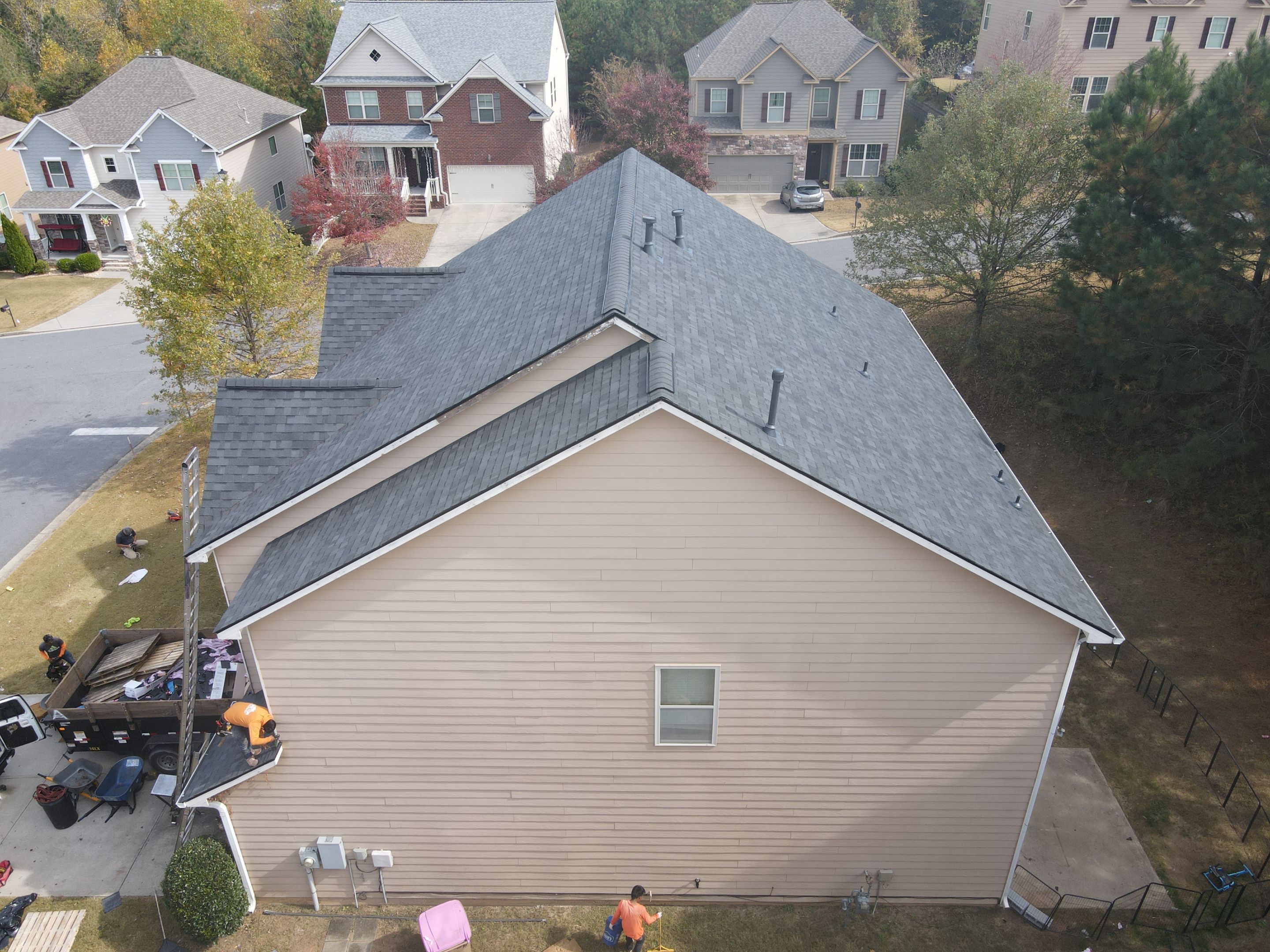 Residential Roofing Installation using Owens Corning by Inspector Roofing and Restoration