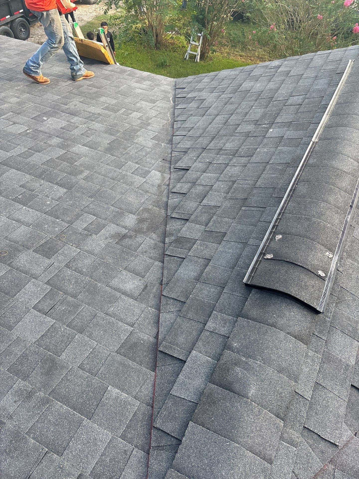 Residential Roofing Installation using Owen's Corning Duration (Lifetime) Shingles by Roof Repair Company