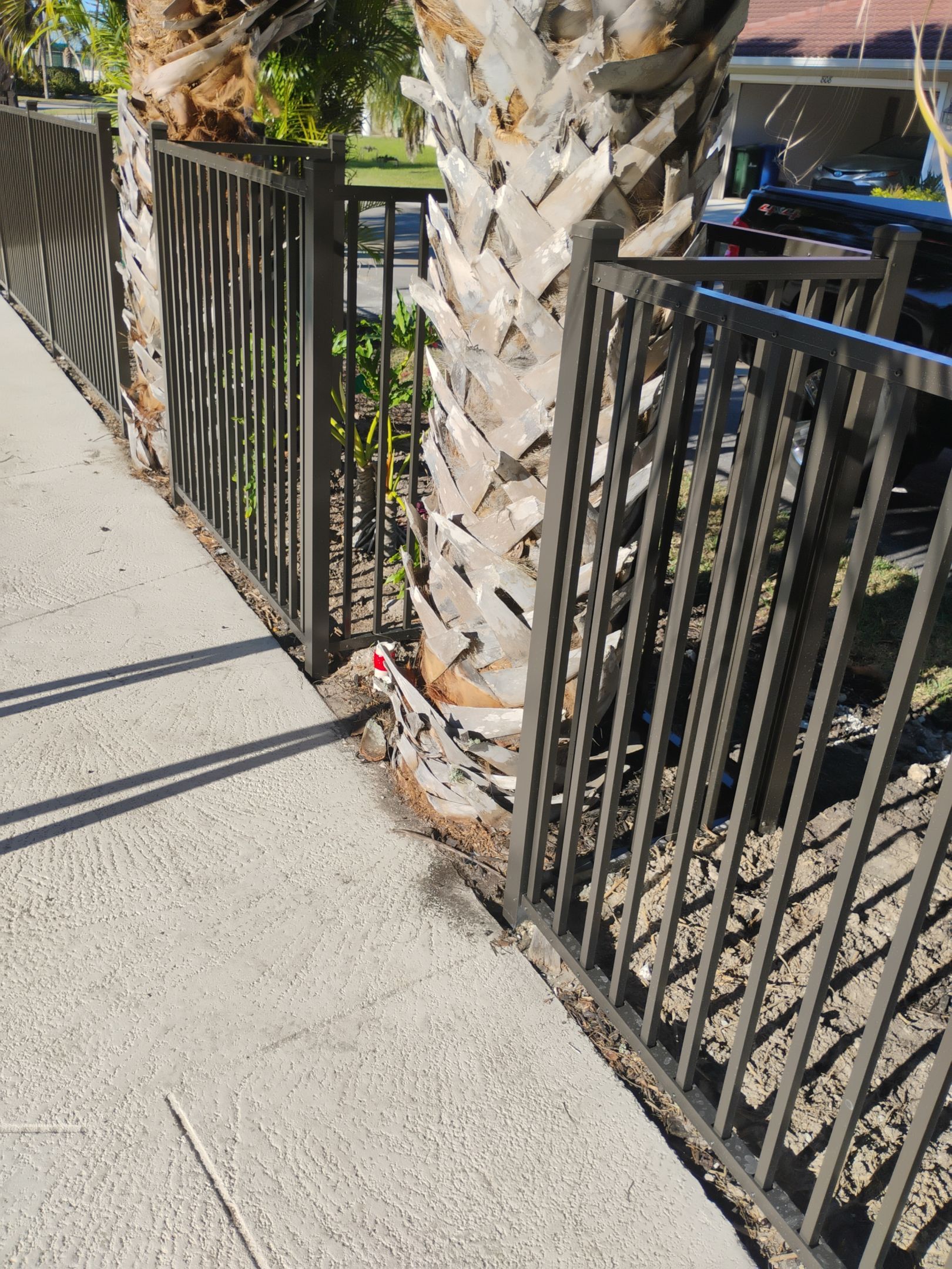Bronze Commercial Aluminum Pool Fence for Sorrento Place Condos by True Fence LLC