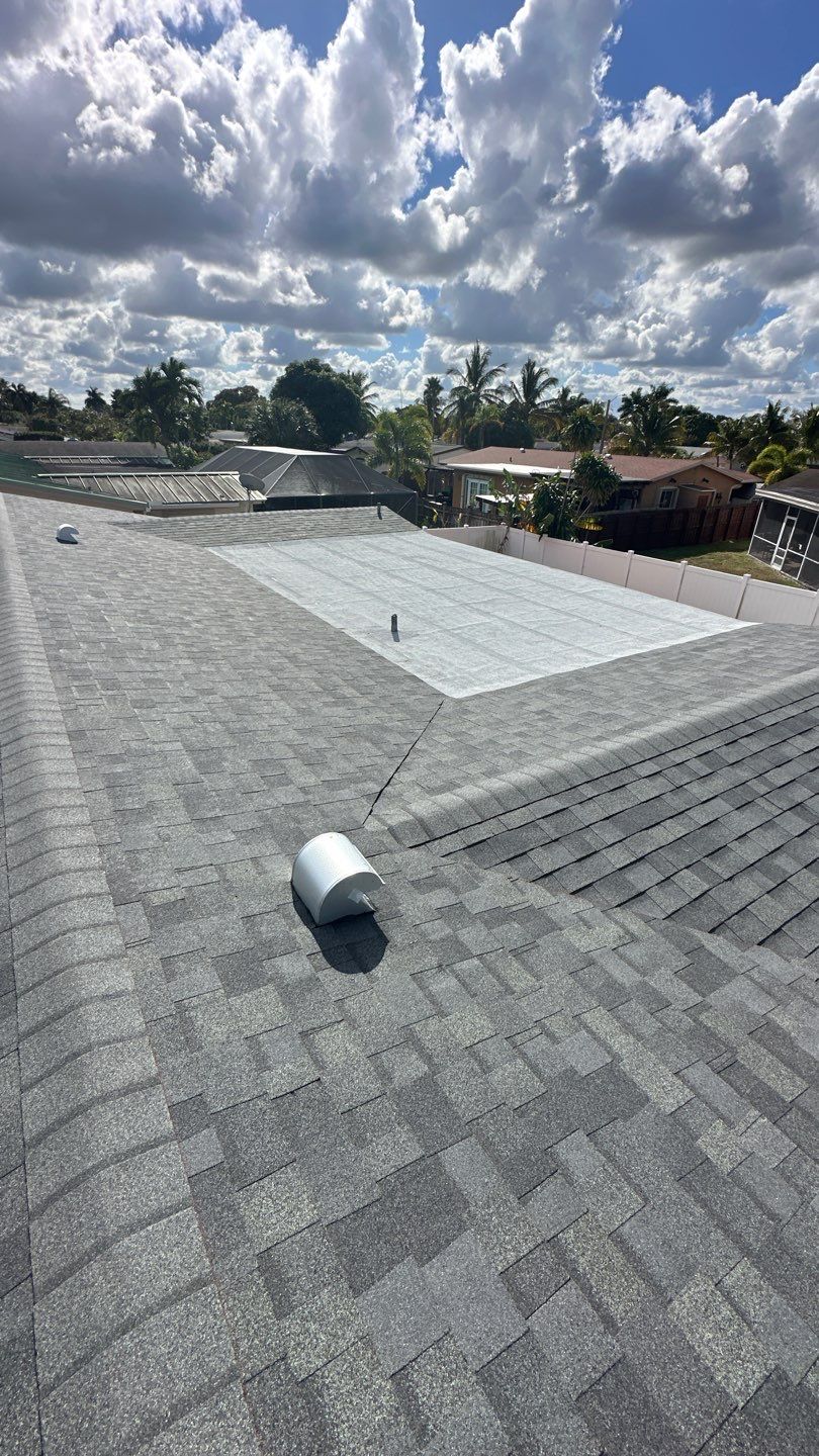 Asphalt Shingle and Flat Roof Membrane Installation in Margate by AJF ROOFING INC