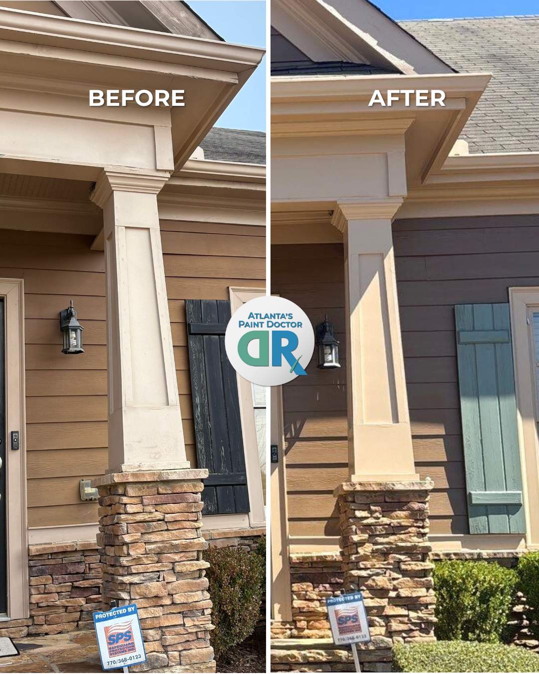 Enhanced Curb Appeal by Atlanta's Paint Doctor