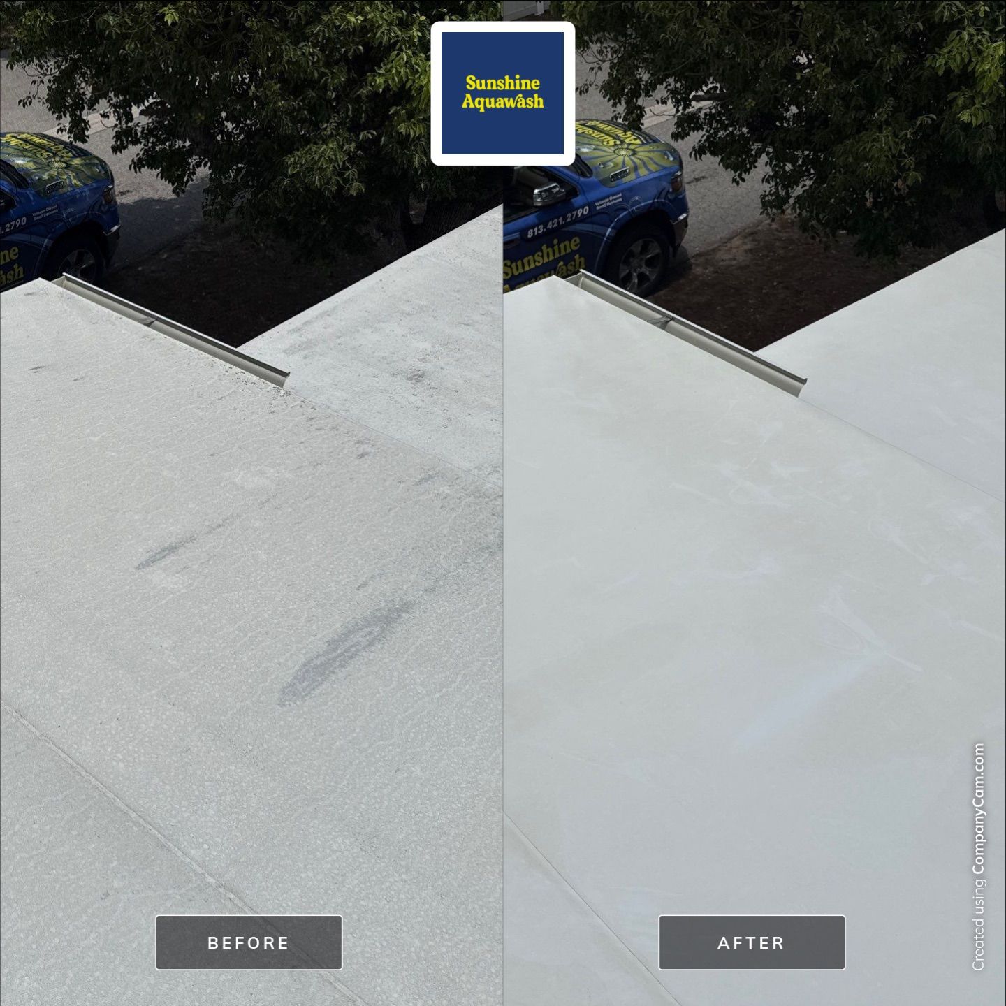 TPO Roof Cleaning in Shadow Brook Mobile Home Park – Palmetto, FL by Sunshine AquaWash
