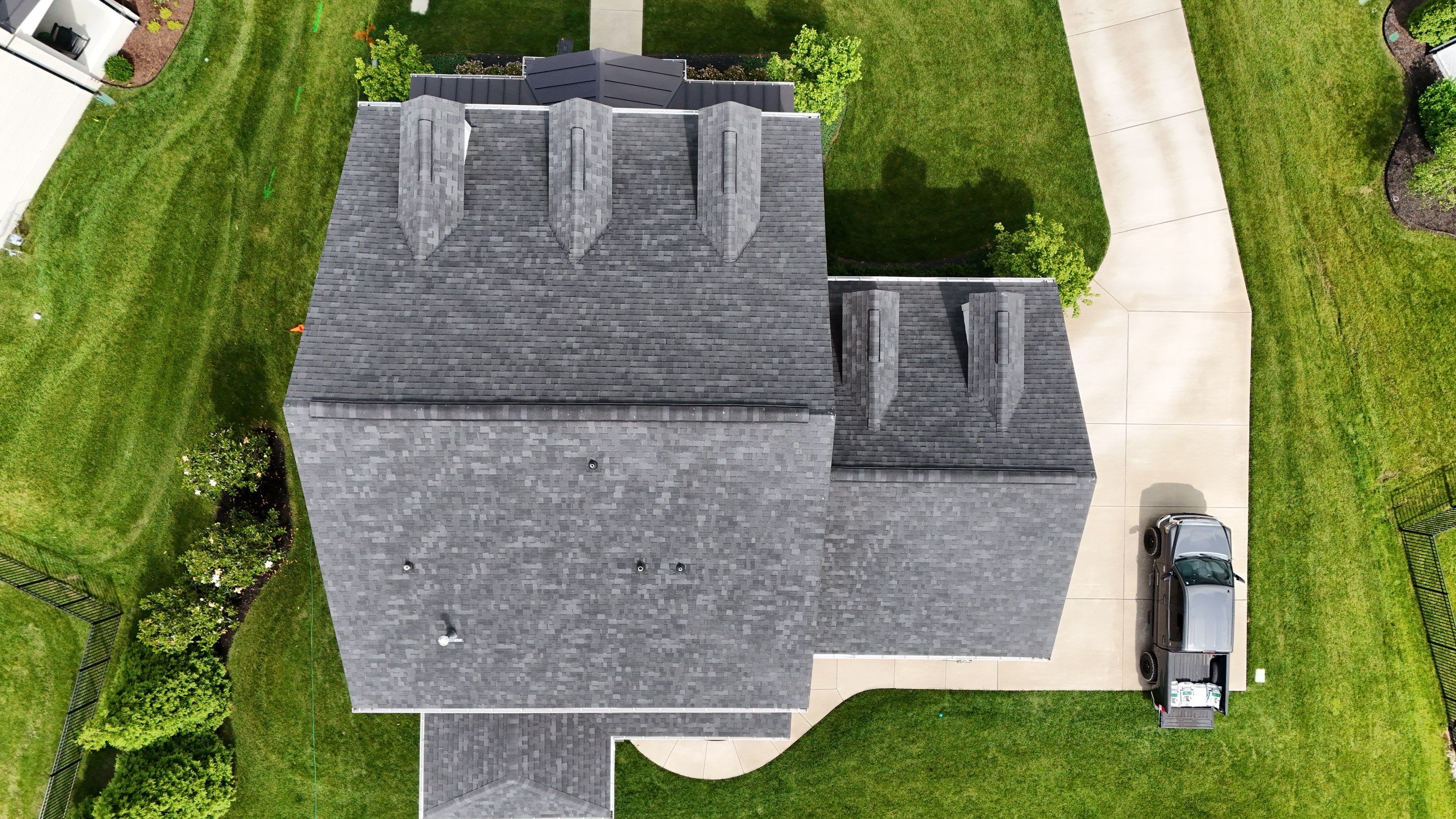 Charcoal Black Re-Roof by Royal House LLC