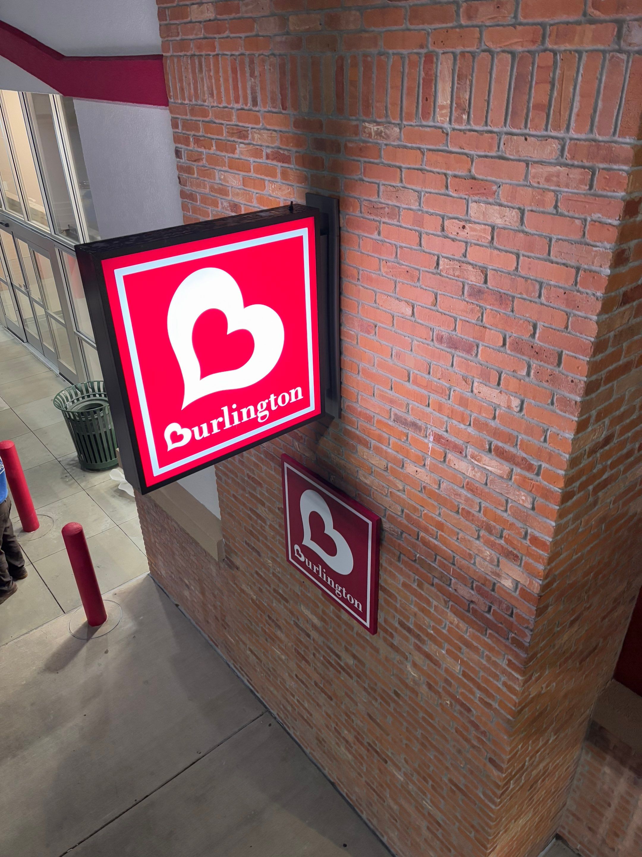 Retail Signage Installation for Burlington in Manteca by City Signs