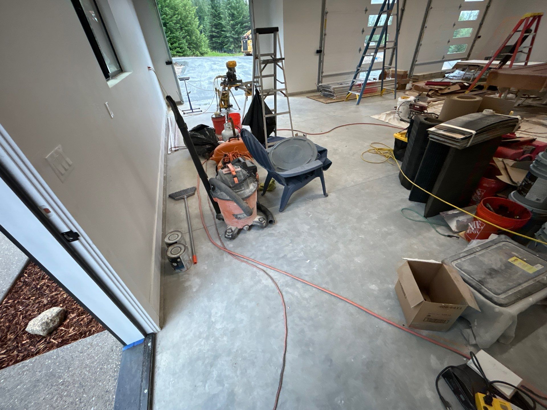 Shale Hybrid Garage Floor Coating and Concrete Restoration in Sagle by Croc Coatings, LLC