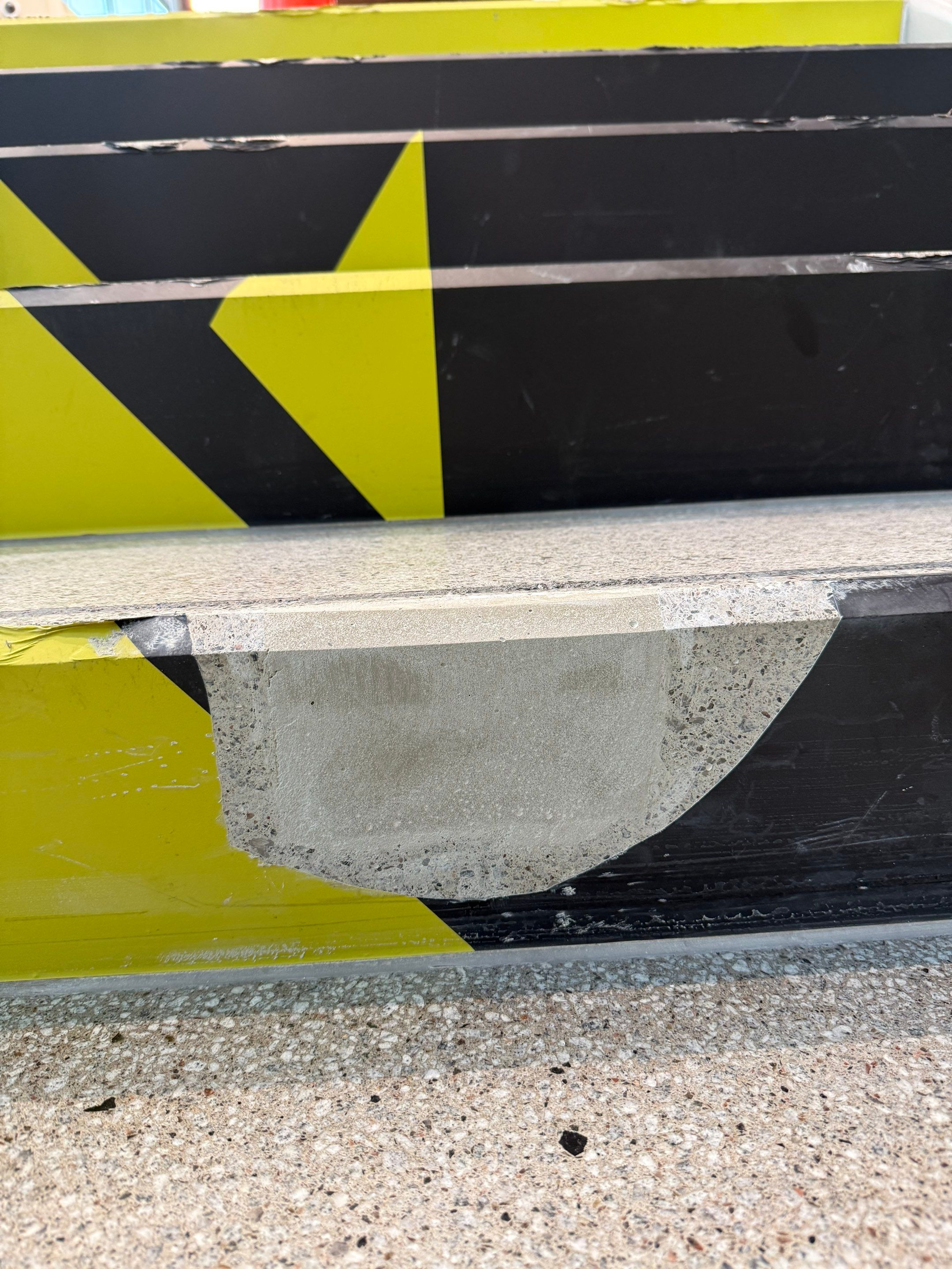 Concrete Stair Tread Restoration and Safety Upgrade in Sioux Falls by Select Painting, Coatings & Garage Cabinets