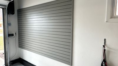 Corbin R upgraded his wall with Slatwall