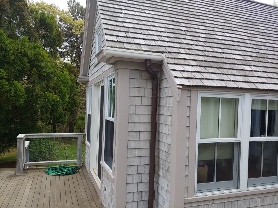 Gutter Installation using 4x5 FiberGlass Gutter by Gutter Pro Enterprises